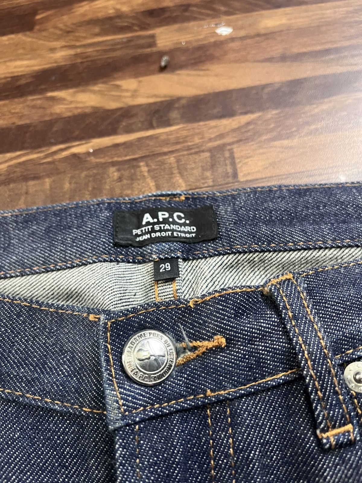 A.P.C. A.P.C. Petit Standard Raw Selvedge Denim Jeans Size US 29 - 7 Thumbnail
