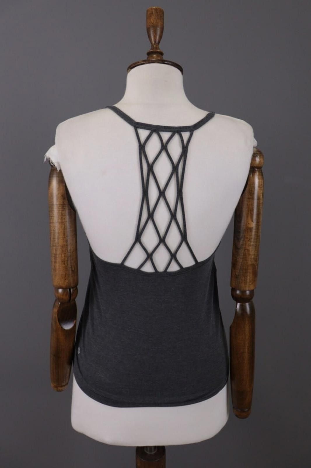 Lululemon Lululemon Athletica Gray Running Top Sleeveless Shirt Size M / US 6-8 / IT 42-44 - 6 Thumbnail