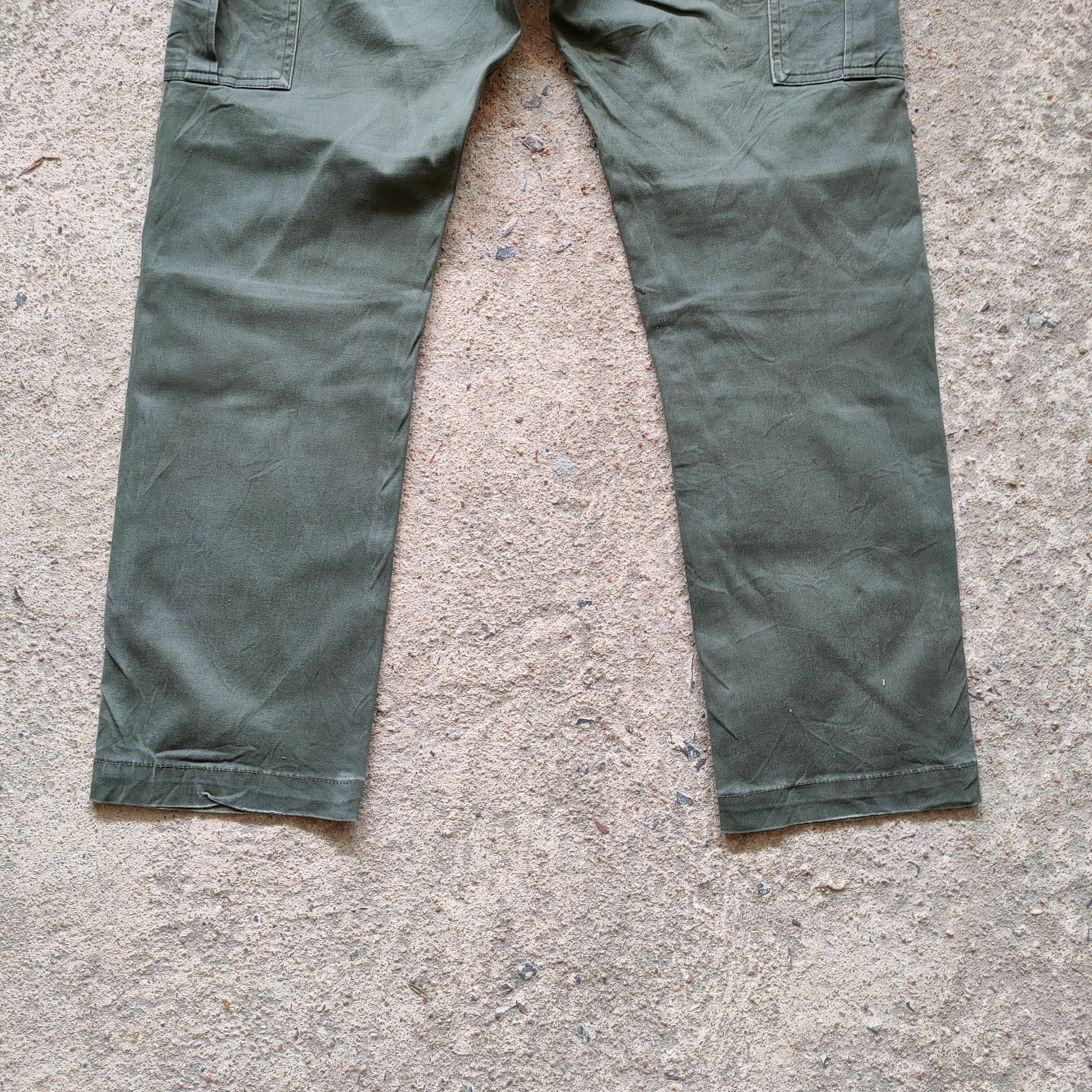Japanese Brand × Vintage VINTAGE BACK GREEN CARGO PANTS Size US 32 / EU 48 - 9 Thumbnail
