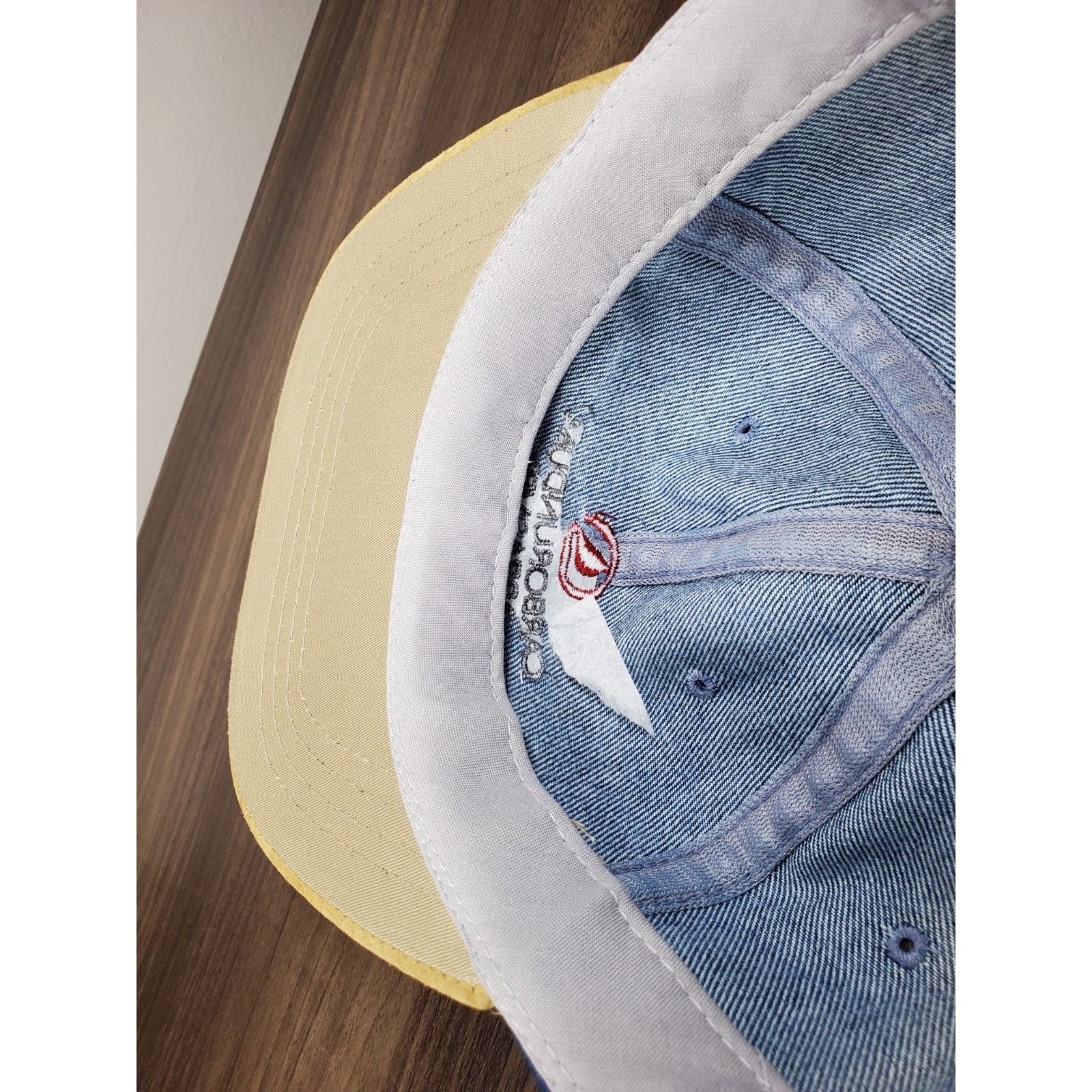 Vintage × Yupong Carborundum Abrasives Denim Hat Adjustable Cap Yupoong Size ONE SIZE - 12 Thumbnail