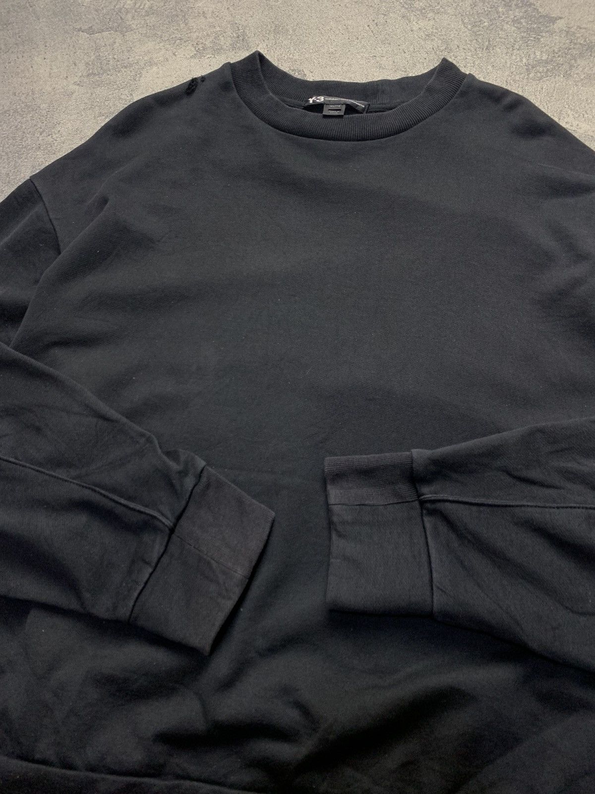 Yohji Yamamoto 🐍 SOLD🐍Adidas Y3 Yohji Yamamoto Signature Graphic Crew Size US XL / EU 56 / 4 - 3 Thumbnail