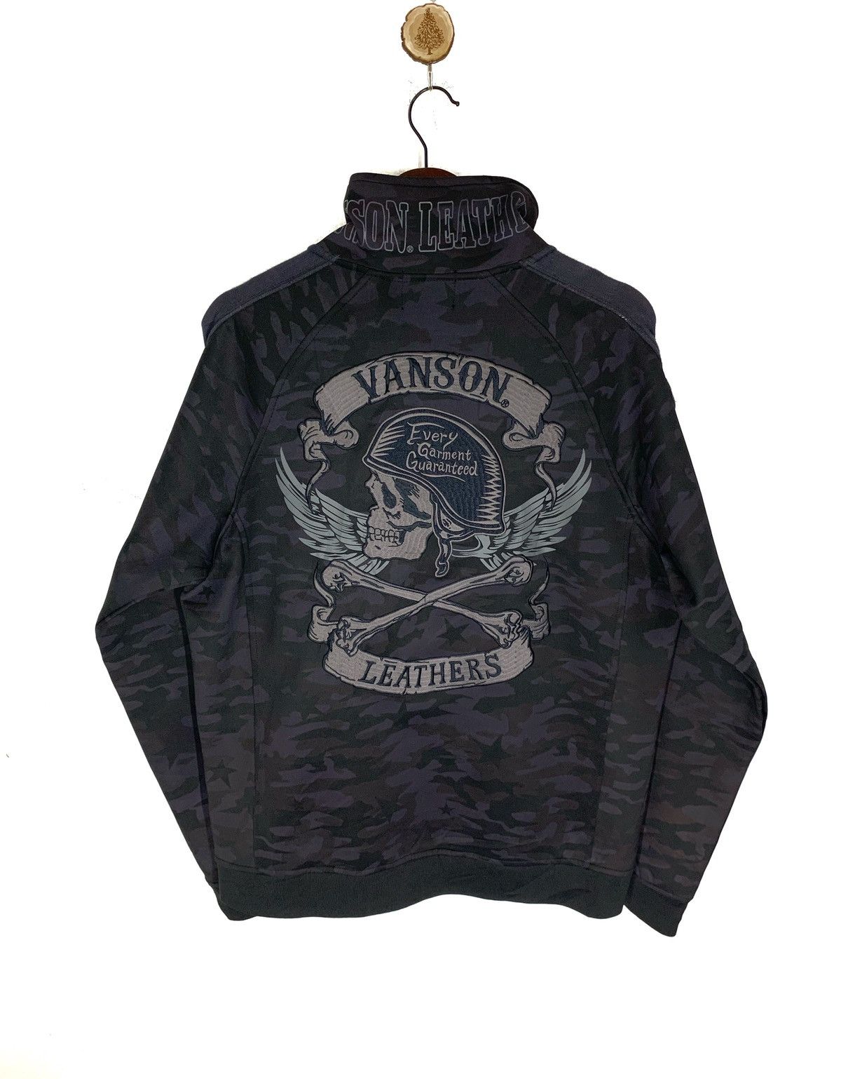 Vanson Leathers Vanson Camo Stars Motorcycle Club Jacket Size US M / EU 48-50 / 2 - 1 Thumbnail