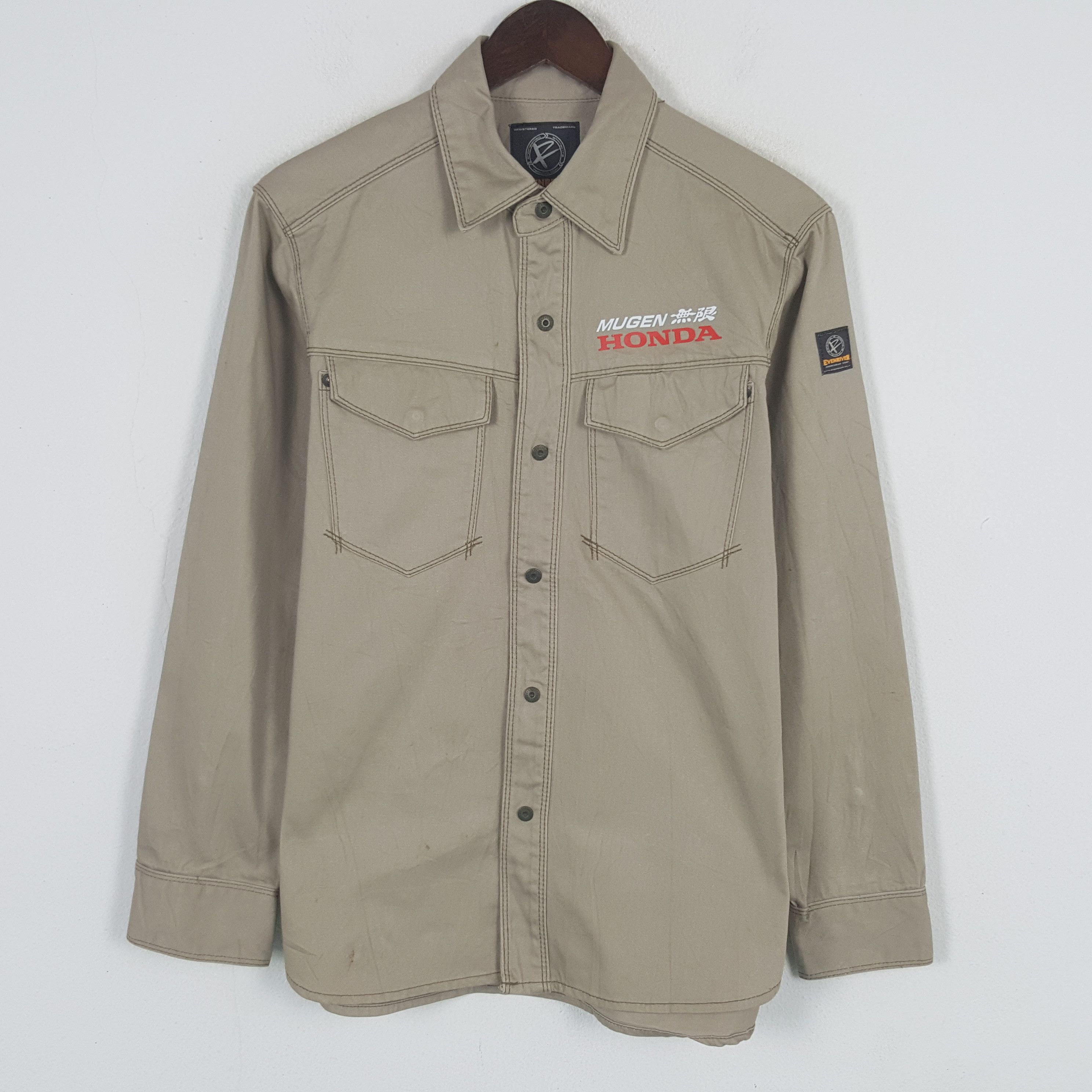 Honda × Japanese Brand × Vintage Vintage Mugen Honda Custom Worker Japan Button Clip Jacket Size US S / EU 44-46 / 1 - 3 Thumbnail