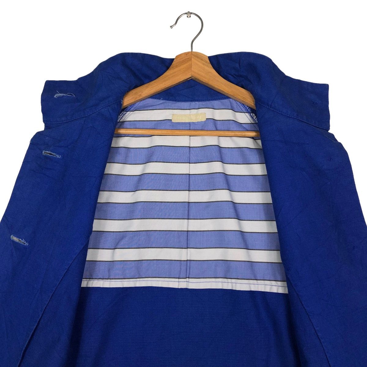 Issey Miyake 🔥Rich Blue Chore Work Jacket Design Pageboy Japan Size US M / EU 48-50 / 2 - 14 Thumbnail
