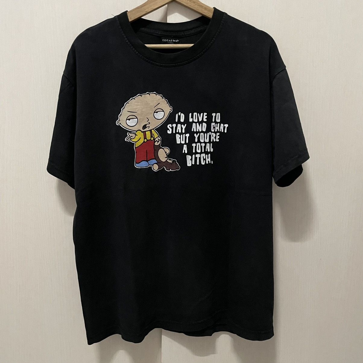 Other Stewie griffin family guy word tee broadway tee Size US L / EU 52-54 / 3 - 1 Thumbnail