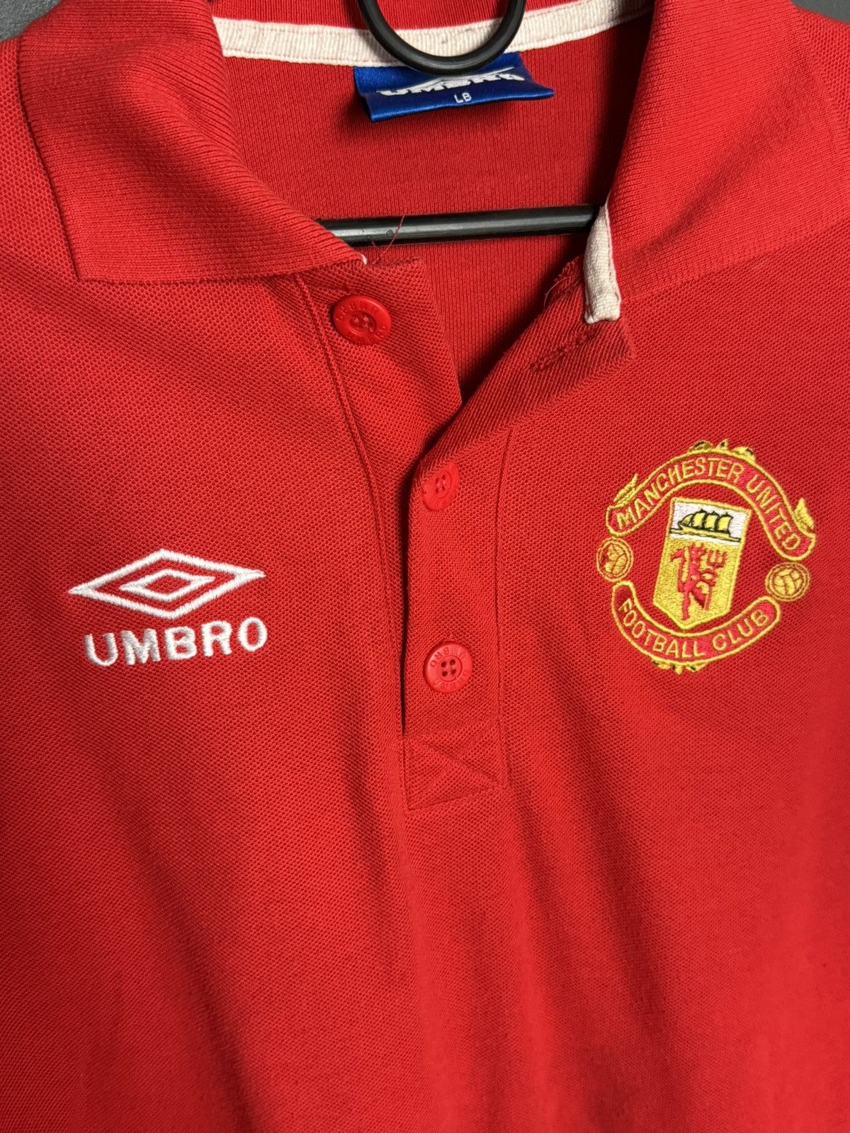 Umbro KIDS Vintage Manchester United Training Football T-Shirt Size US XS / EU 42 / 0 - 3 Thumbnail