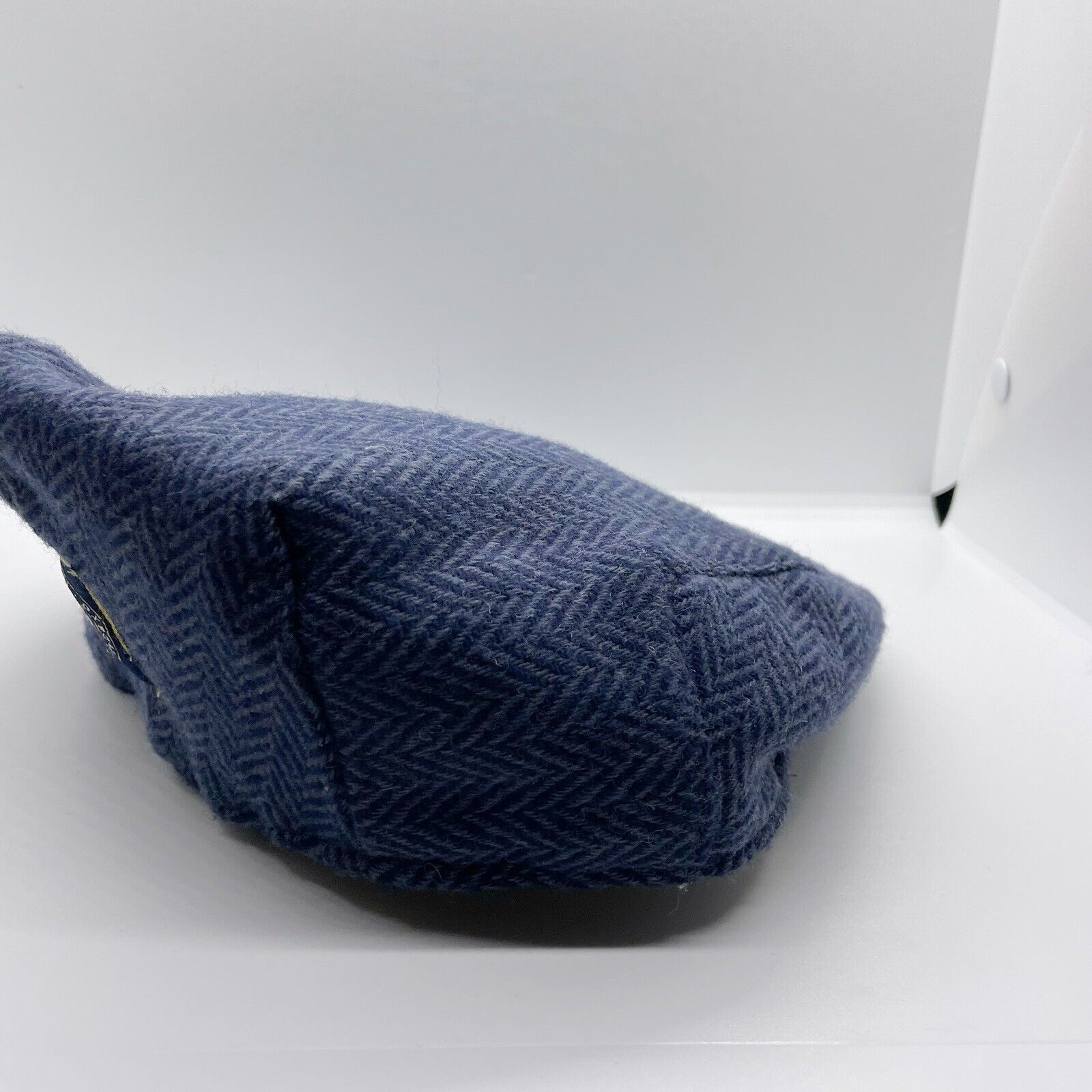Vintage Oxford University Vtg Blue Wool Newsboy Flat Cap 7 1/2 61 UK Size ONE SIZE - 6 Thumbnail