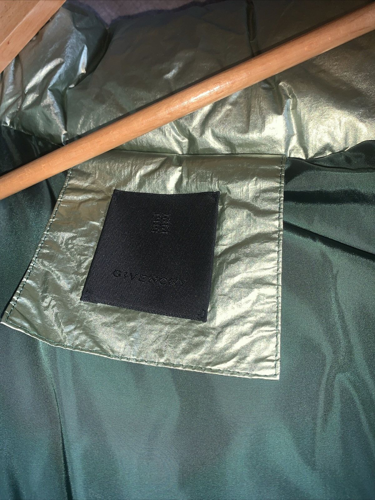 Givenchy Givenchy MMW Laminated Down Vest Forest Green Size 48 Medium Size US M / EU 48-50 / 2 - 6 Thumbnail