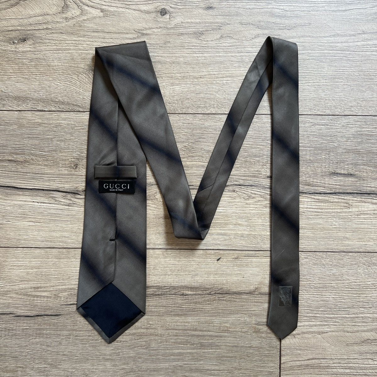 Gucci Vintage Gucci Tie Silk 100% Size ONE SIZE - 6 Thumbnail