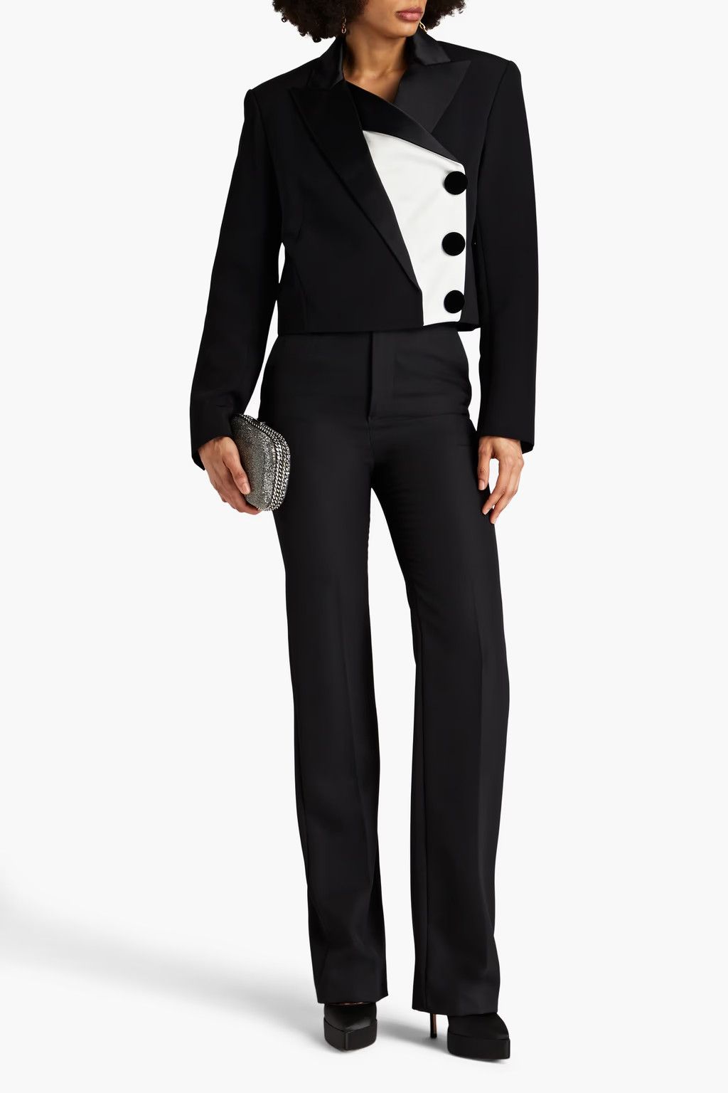 Balmain o1y0525 Blazer in Black/White Size M / US 6-8 / IT 42-44 - 4 Thumbnail
