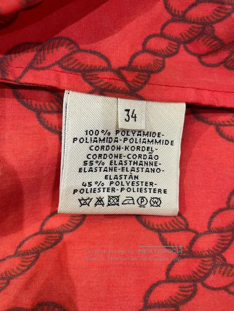 Hermes Hermes Red Rope Knot Printed Windbreaker Jacket Size XXS / US 00 / IT 34 - 7 Thumbnail