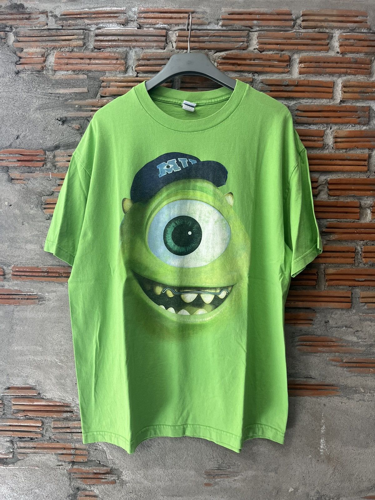 Disney Vintage Mike Wazowski Monsters.inc Disney Pixar Big face Size US XL / EU 56 / 4 - 2 Thumbnail