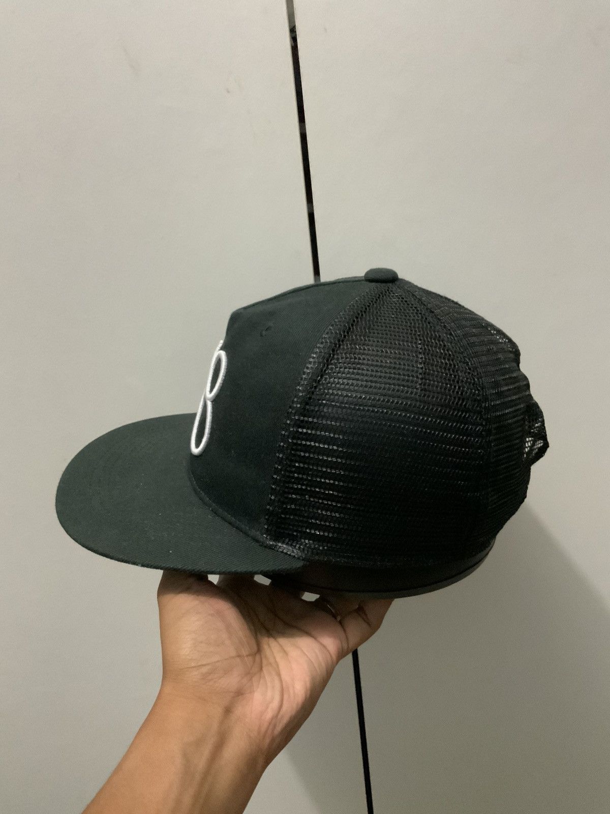Japanese Brand 48 BIG LOGO ARCHIVE BLACK TRUCKER HAT CAP Size ONE SIZE - 3 Thumbnail