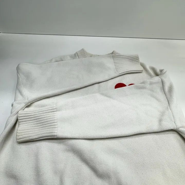 AMI AMIPARIS FW21 Heart Logo Wool Sweater -2507 Size US XS / EU 42 / 0 - 4 Thumbnail