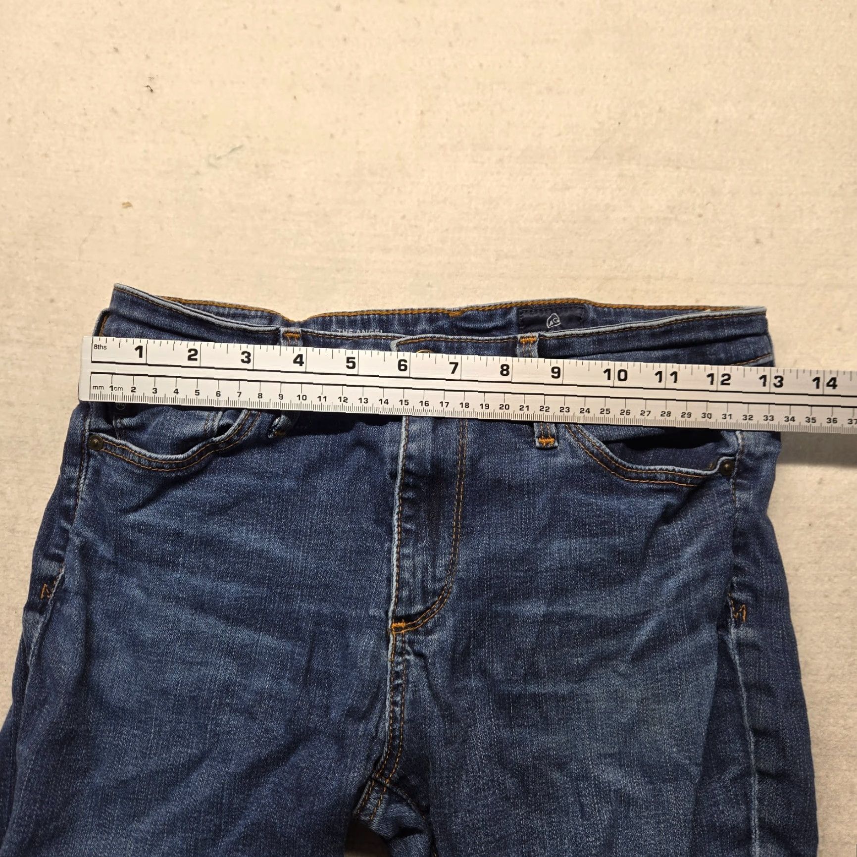 Vintage ADRIANO GOLDSCHMIED The Angel Bootcut Jeans Adult Women 27R Dark Blue Bootcut Jeans Women's Size 27 Women Size 27" / US 4 / IT 40 - 5 Thumbnail