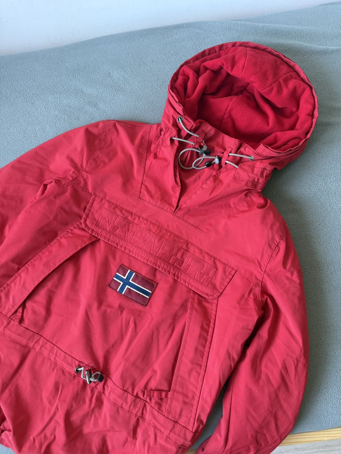 Napapijri Napapijri Skidoo Anorak Jacket (Red) Size S / US 4 / IT 40 - 1 Thumbnail