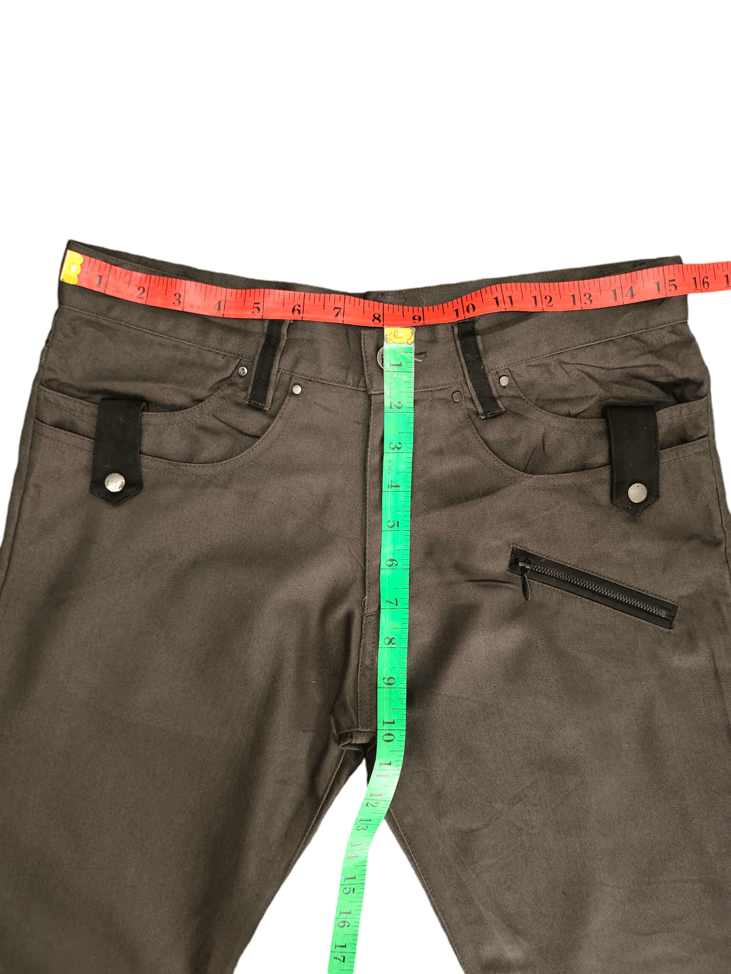 semanticdesign Flare Pants Semantic Design Buckle Back Trouser Bootcut Y2k Size US 31 - 9 Thumbnail