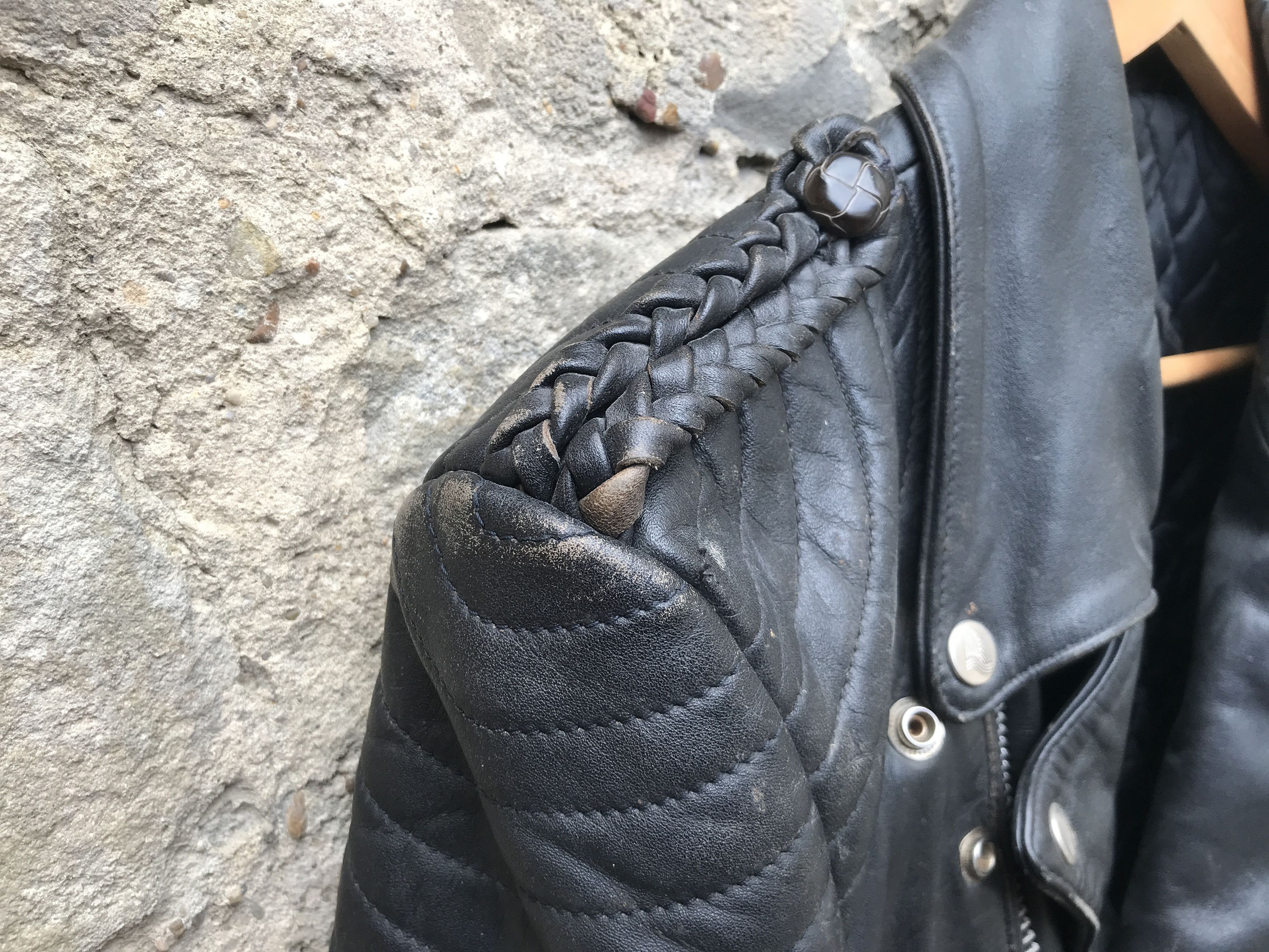 Vintage Rare Vintage 80s German Motorcycle Leather Biker Jacket Size US M / EU 48-50 / 2 - 6 Thumbnail