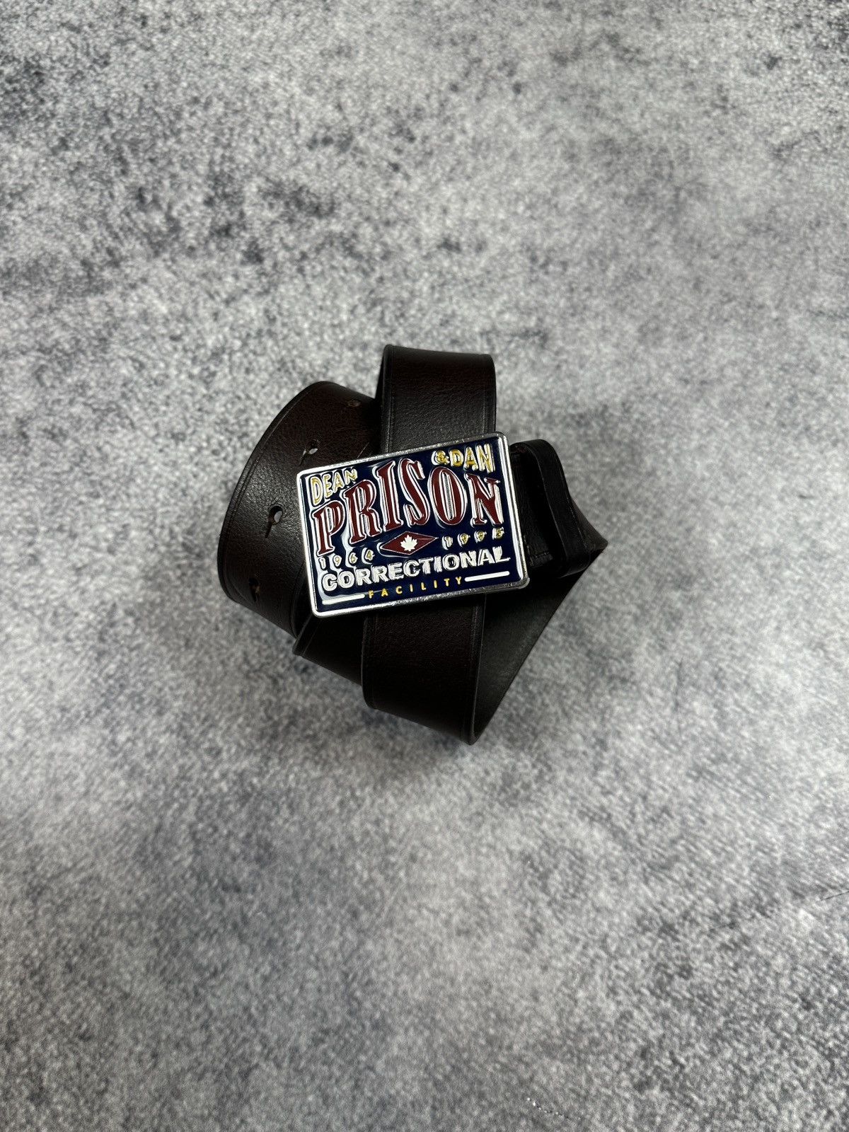 Dsquared2 Y2K Dsquared2 Logo Belts Leather Streetwear Style USA Rare Size ONE SIZE - 1 Thumbnail