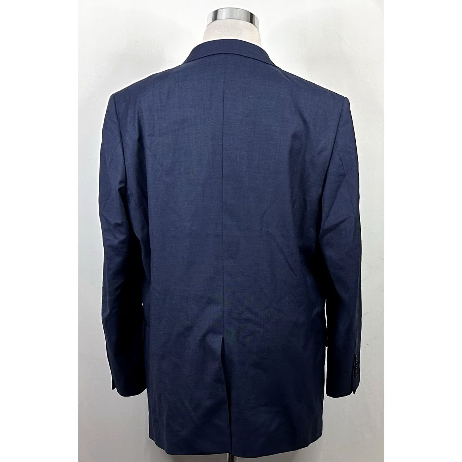 Jos. A. Bank Jos A Bank Sport Coat 46L Regal Fit 100% Wool Blue Two-Button Lined Vented Mens Regular Jacket Coat Size US XS / EU 42 / 0 - 6 Thumbnail
