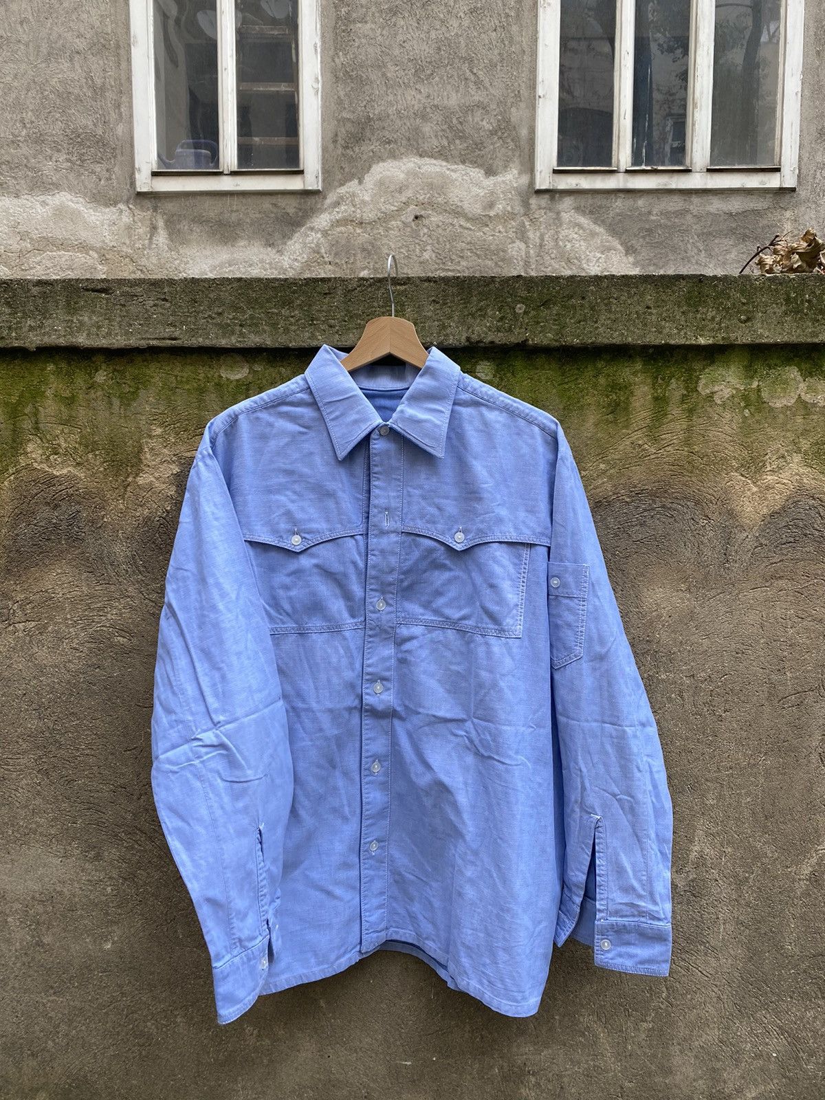 Other Vintage 70s Work Shirt Size US XL / EU 56 / 4 - 3 Thumbnail