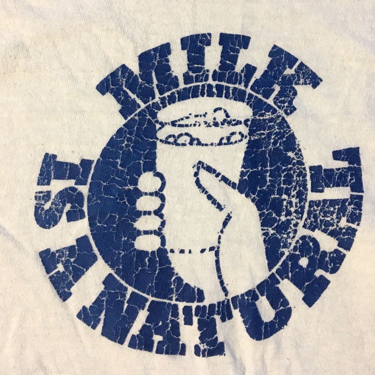 Hanes Vtg 70s Drink Milk Make A Cow Happy Shirt L USA Funny Animal Humor Promo Hanes Shirt Size US L / EU 52-54 / 3 - 4 Thumbnail