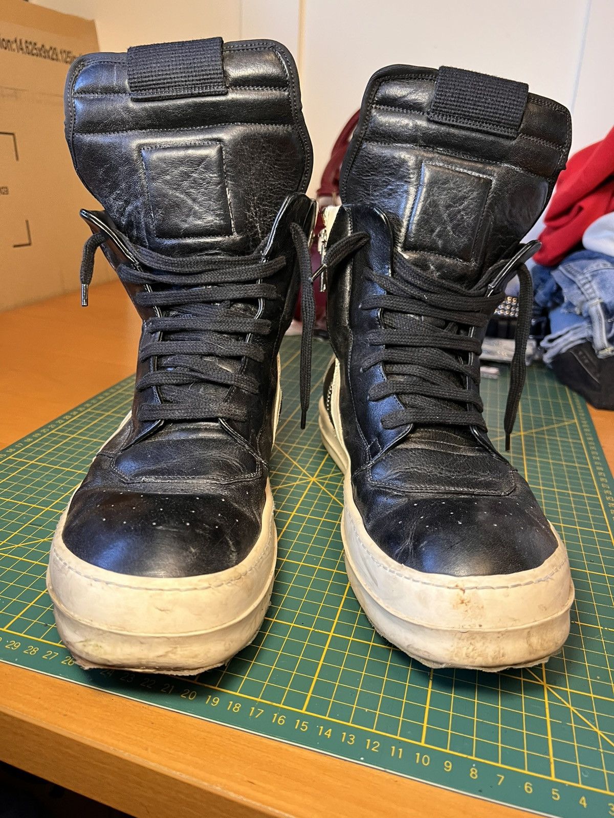 Rick Owens 2012 Rick Owens geobaskets Size US 12.5 / EU 45-46 - 2 Thumbnail