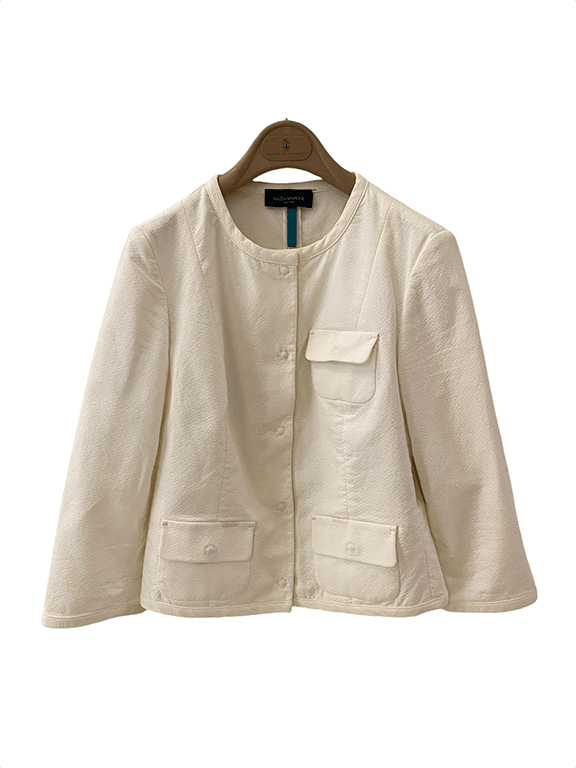 Piazza Sempione Textured blazer with pockets Size M / US 6-8 / IT 42-44 - 4 Thumbnail