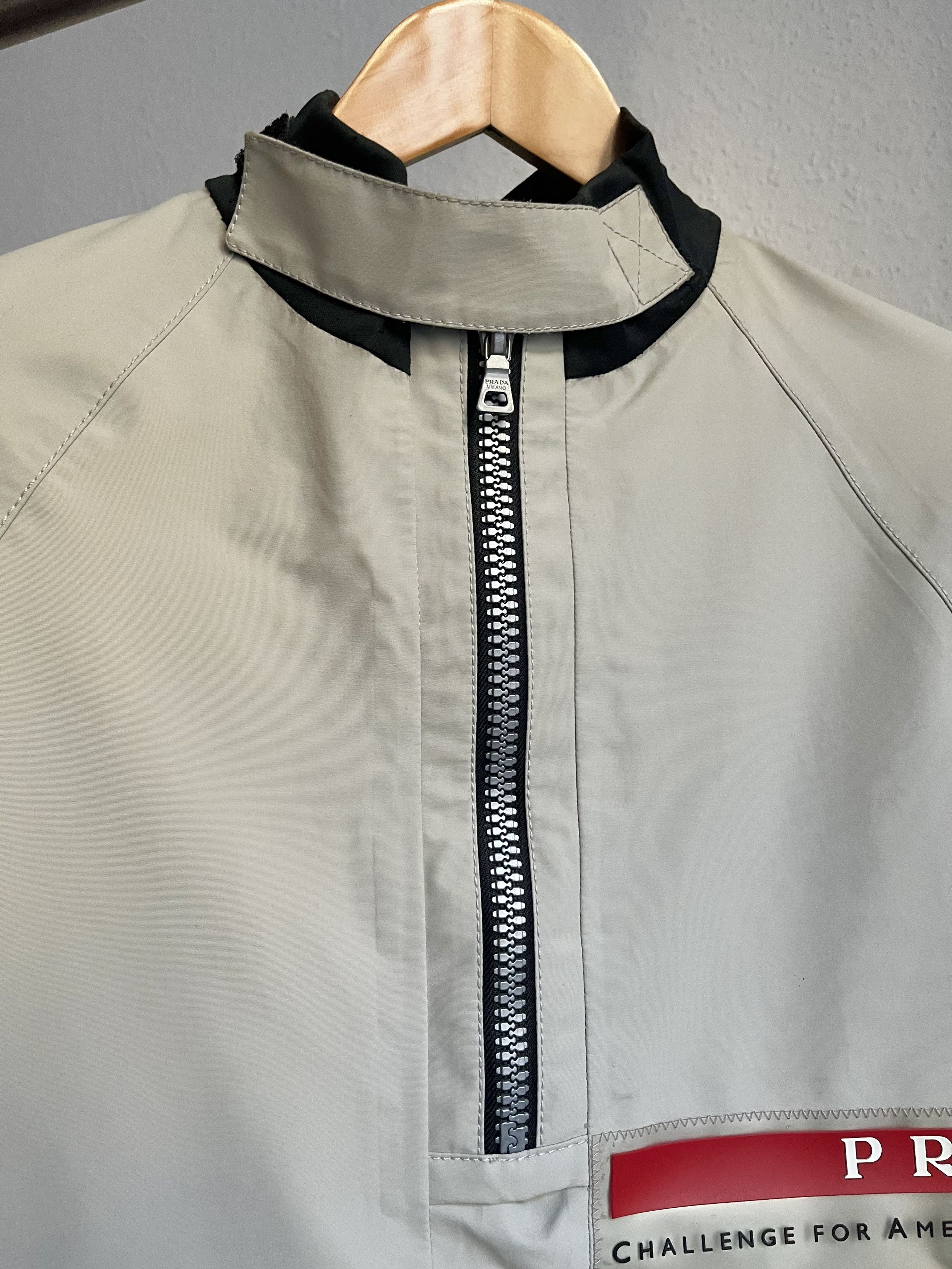 Prada 2003 Prada Luna Rossa Half Zip Sailing Jacket Size US L / EU 52-54 / 3 - 3 Thumbnail