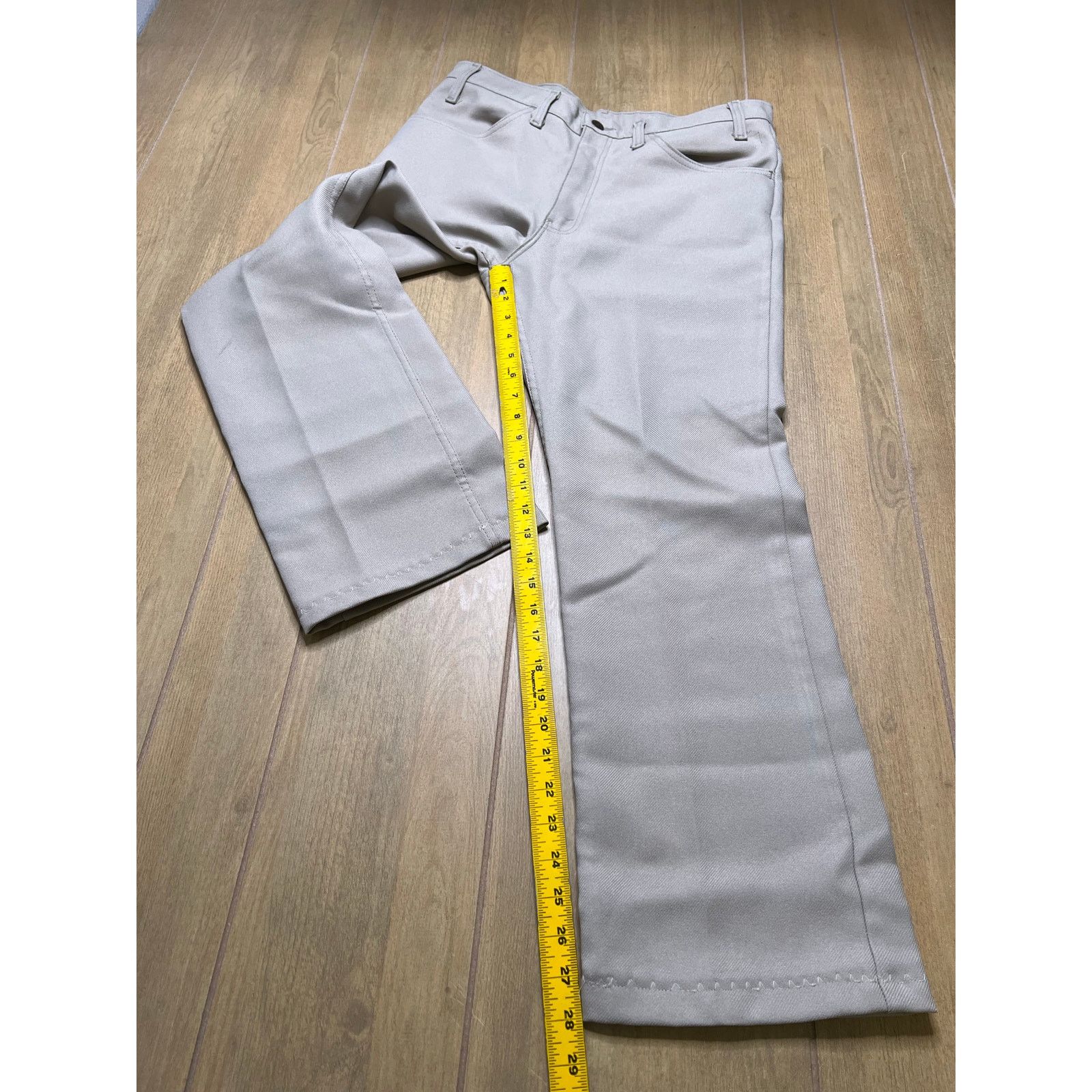 Levi's Vintage Levi’s Action Slacks Pants USA 34x28 Beige Scovill Size US 34 / EU 50 - 13 Thumbnail