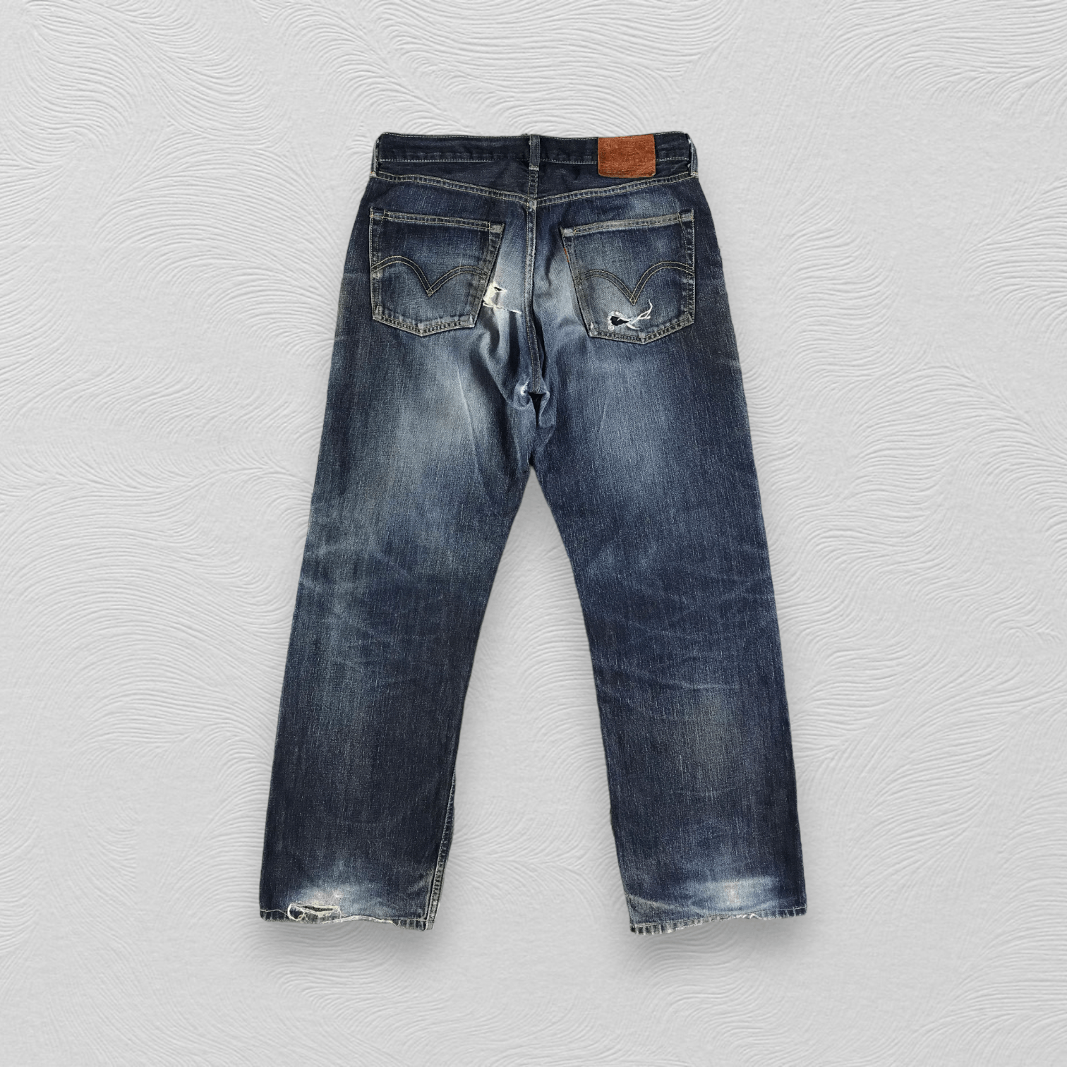 Levi's Distress Vintage Levis 503 Jeans Faded Blue KJ2424 Size US 32 / EU 48 - 2 Thumbnail