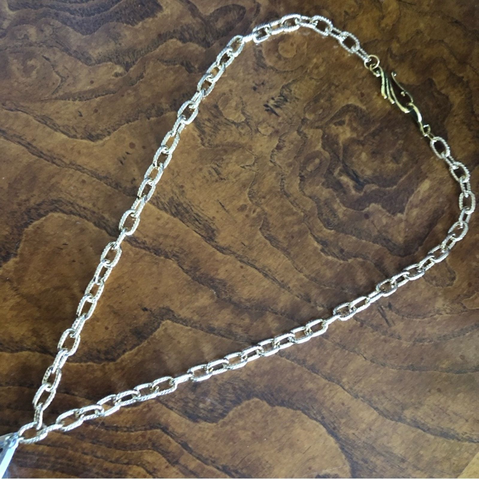 Handmade Handcrafted repurpose genuine feather dangle necklace Size ONE SIZE - 10 Thumbnail