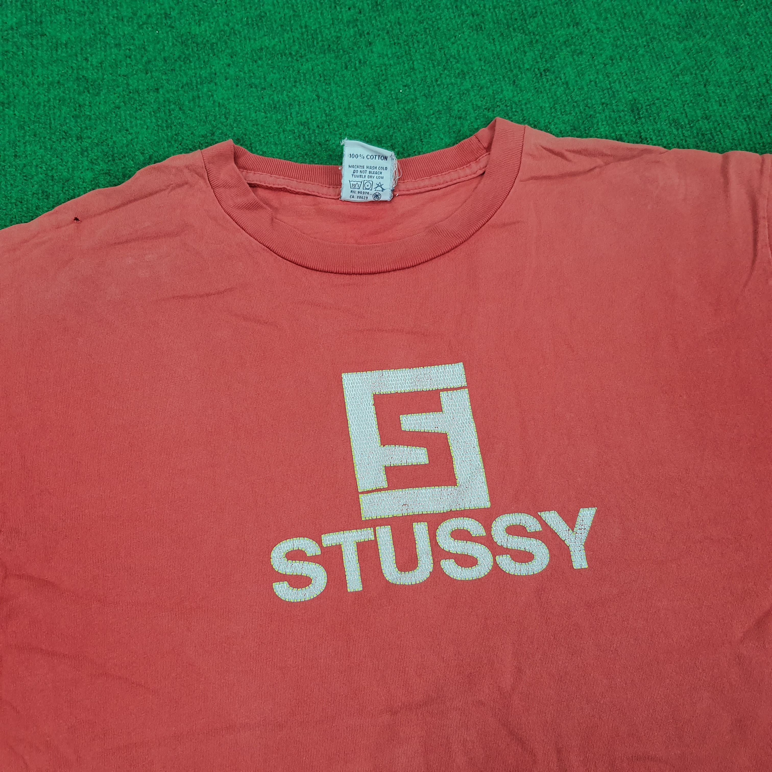 Stussy × Vintage Vintage Stussy Streetwear T-shirt Size US XL / EU 56 / 4 - 2 Thumbnail