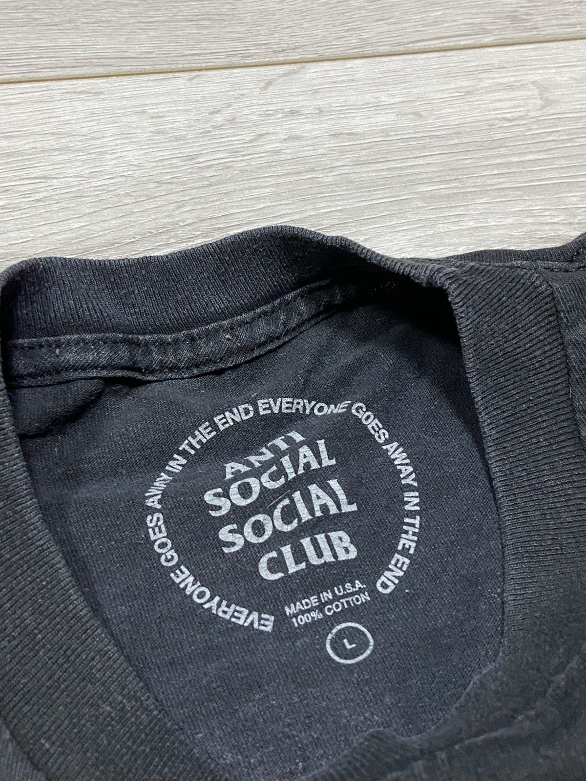 Anti Social Social Club Anti Social Social Club USA reflective Lightning Tee Y2K Size US L / EU 52-54 / 3 - 6 Thumbnail