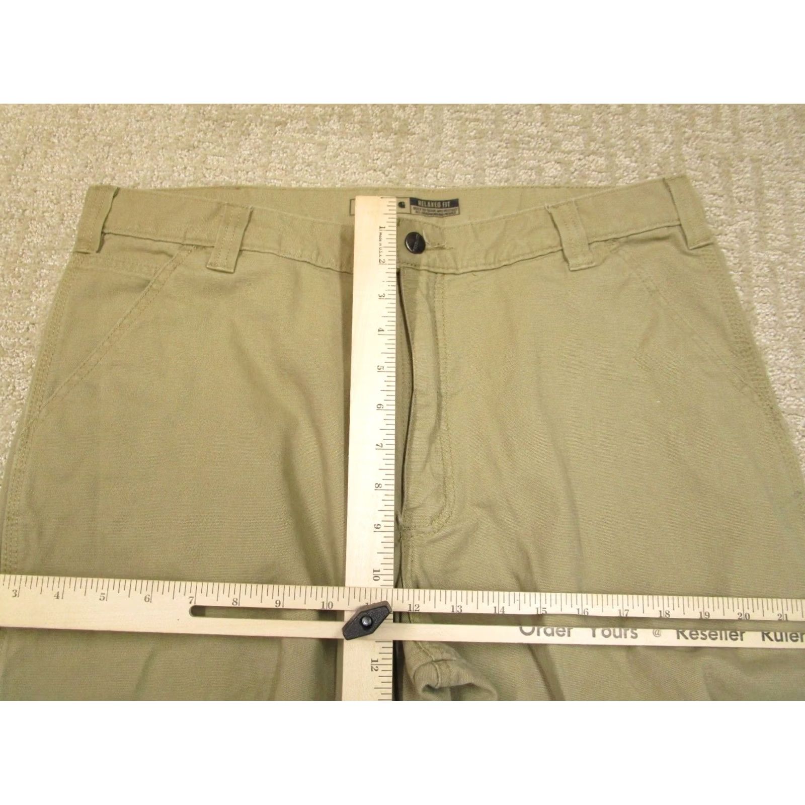 Carhartt Carhartt Jeans Men 38x34 Brown Carpenter Straight Utility Canvas Pants Workwear Size US 38 / EU 54 - 6 Thumbnail