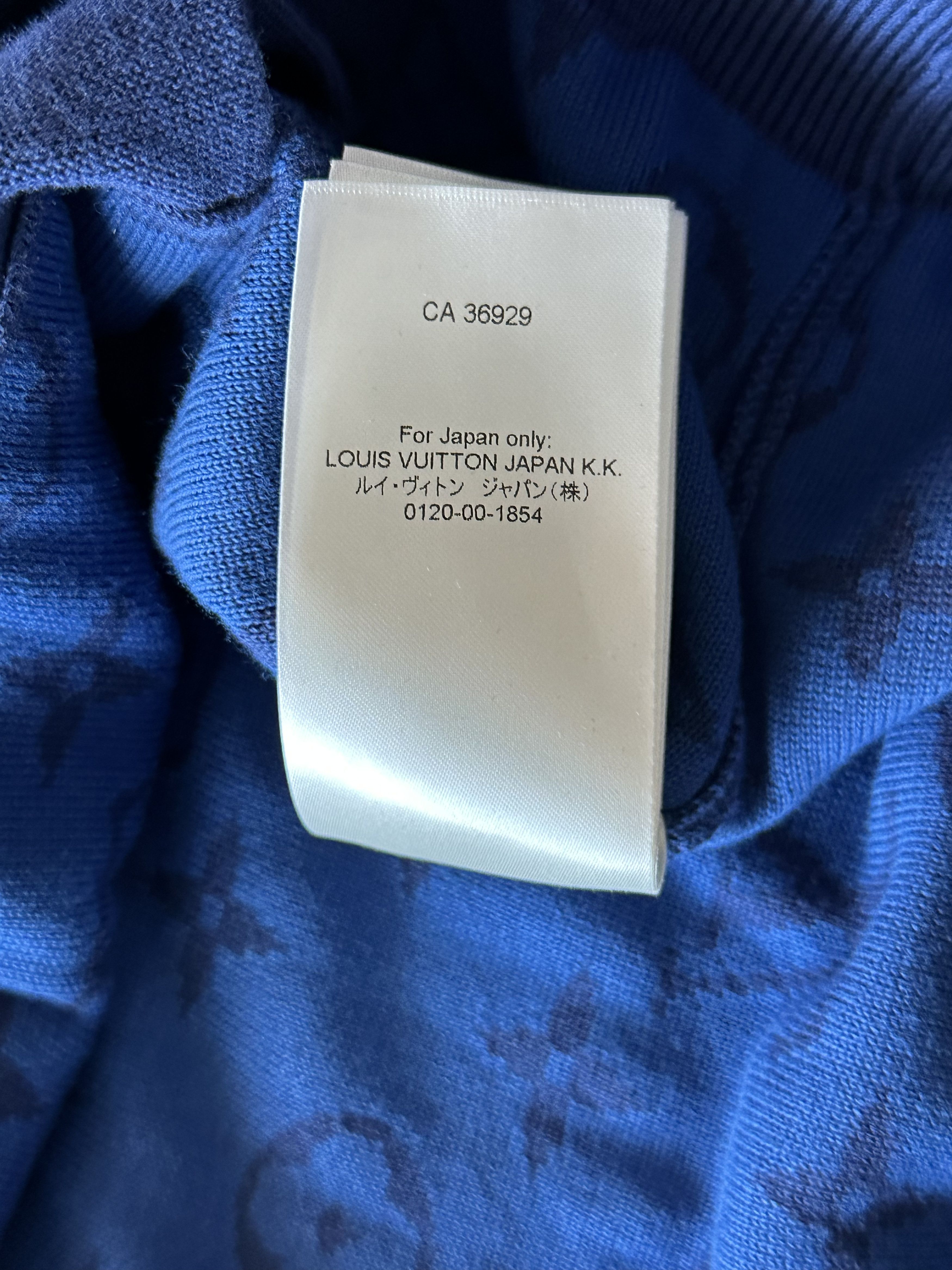 Louis Vuitton Louis Vuitton Yayoi Kusama Blue Monogram Cardigan Size US L / EU 52-54 / 3 - 8 Thumbnail