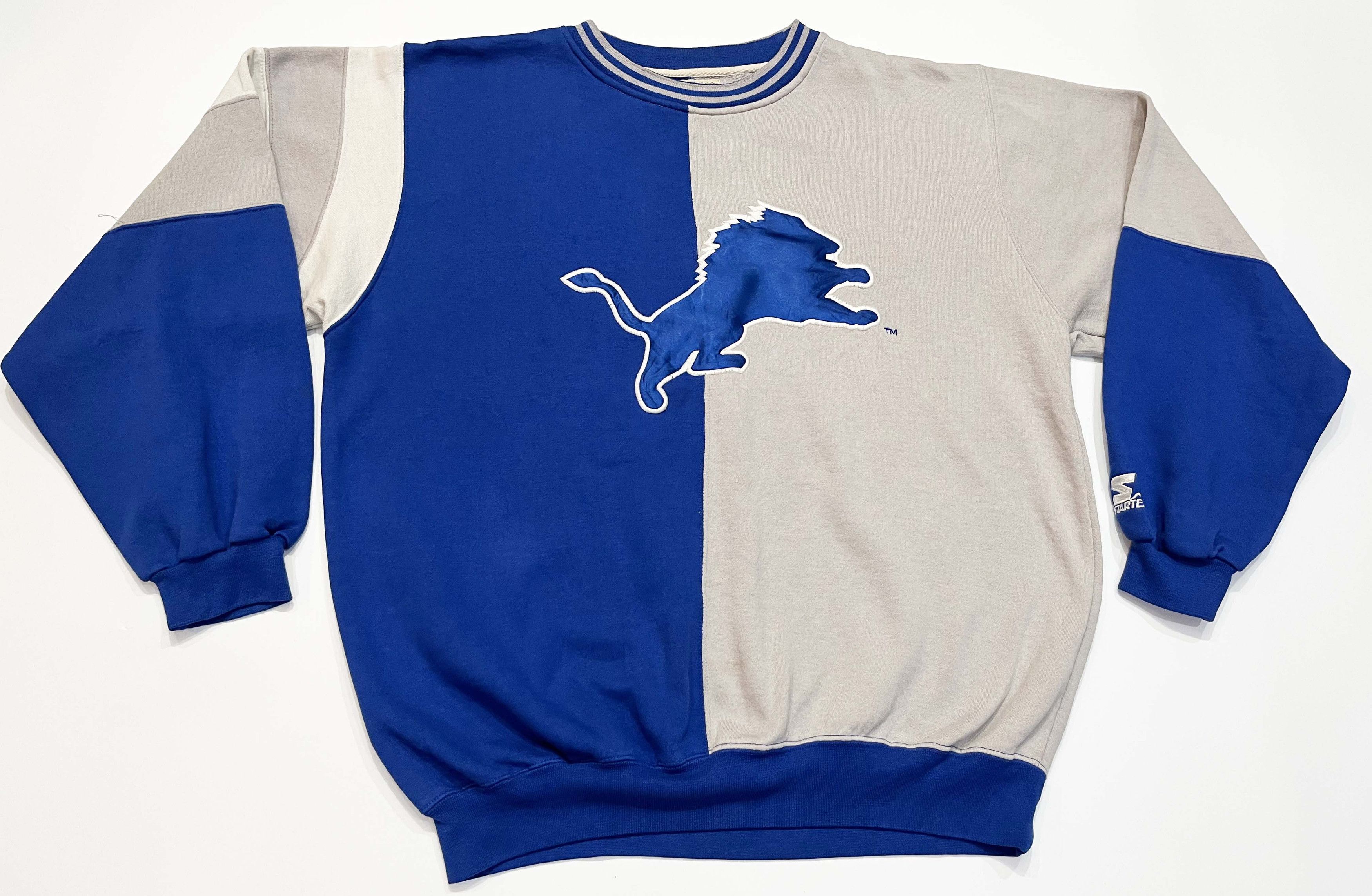 Starter Vintage Starter Detroit Lions NFL Crewneck Sweatshirt Size US L / EU 52-54 / 3 - 1 Thumbnail