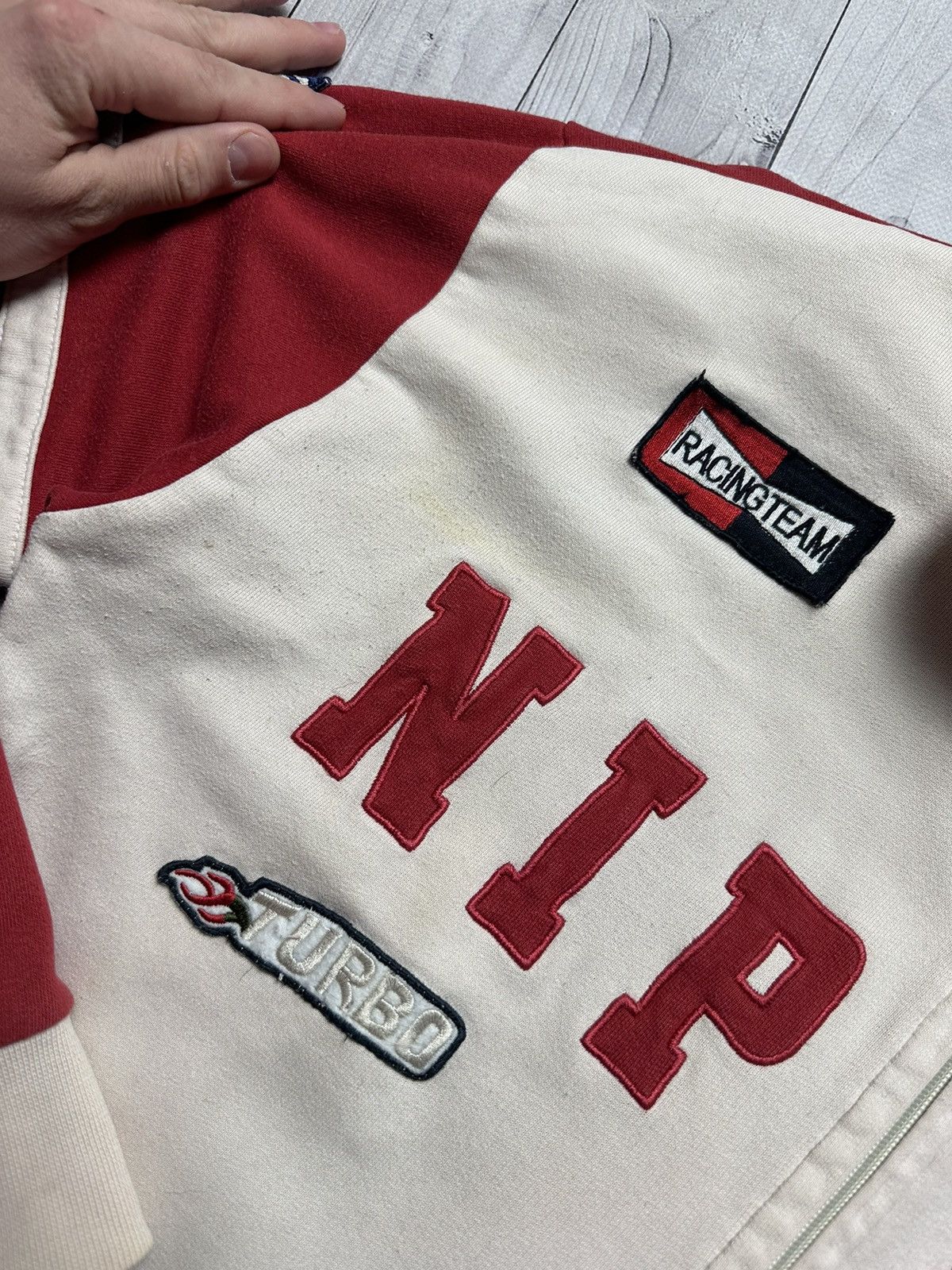 Vintage Vintage Nippon racing jacket big logo Japanese L/XL rare Size US L / EU 52-54 / 3 - 9 Thumbnail