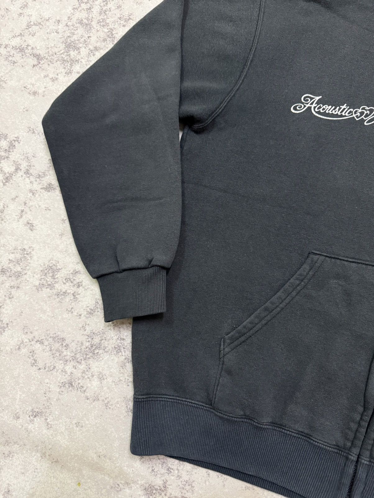 Japanese Brand Acoustic Prominent Skull Zip Up Sweater Hoodie Size US L / EU 52-54 / 3 - 4 Thumbnail