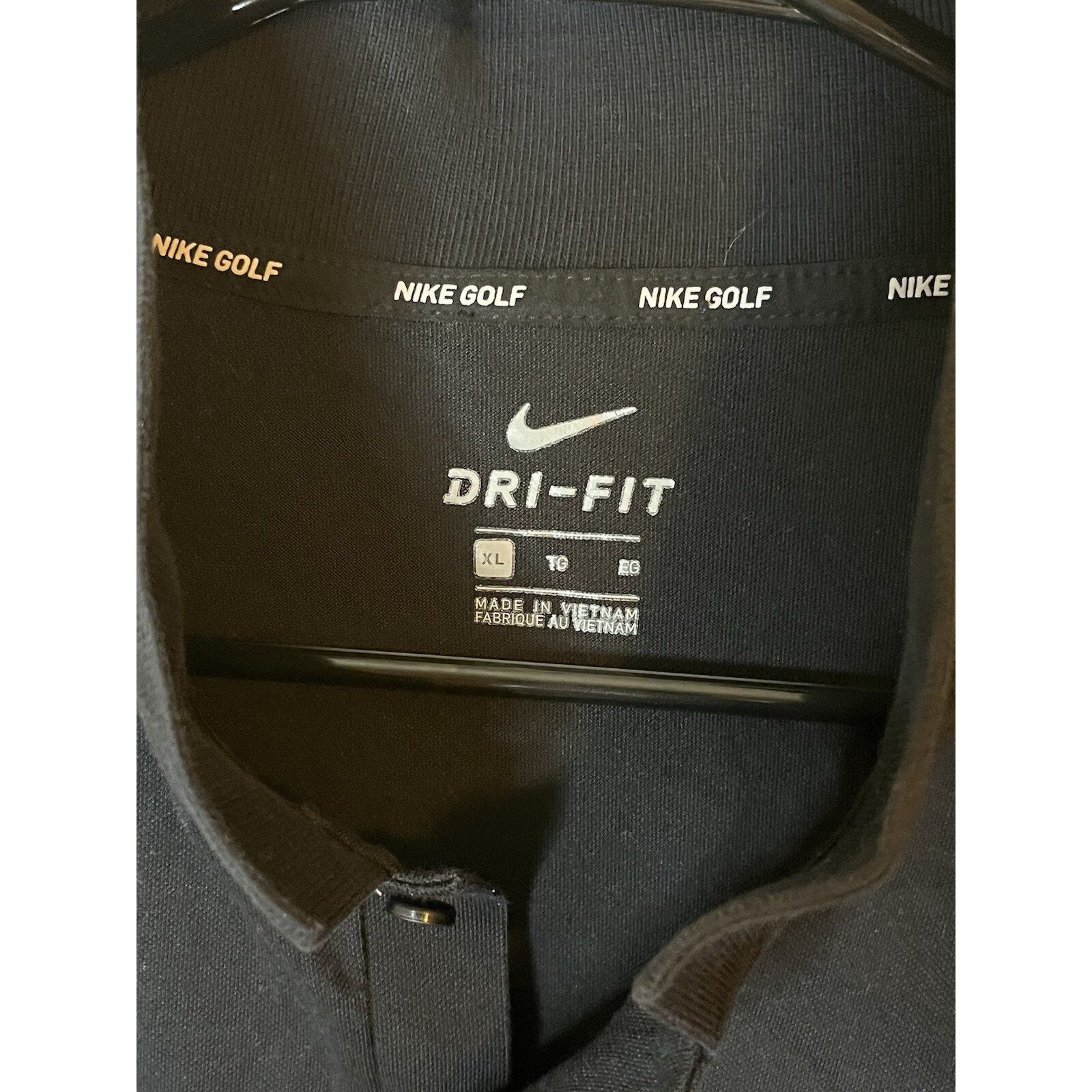 Nike Nike Golf Men’s Size XL Black Detroit Pistons Polo Shirt Size US XL / EU 56 / 4 - 4 Thumbnail