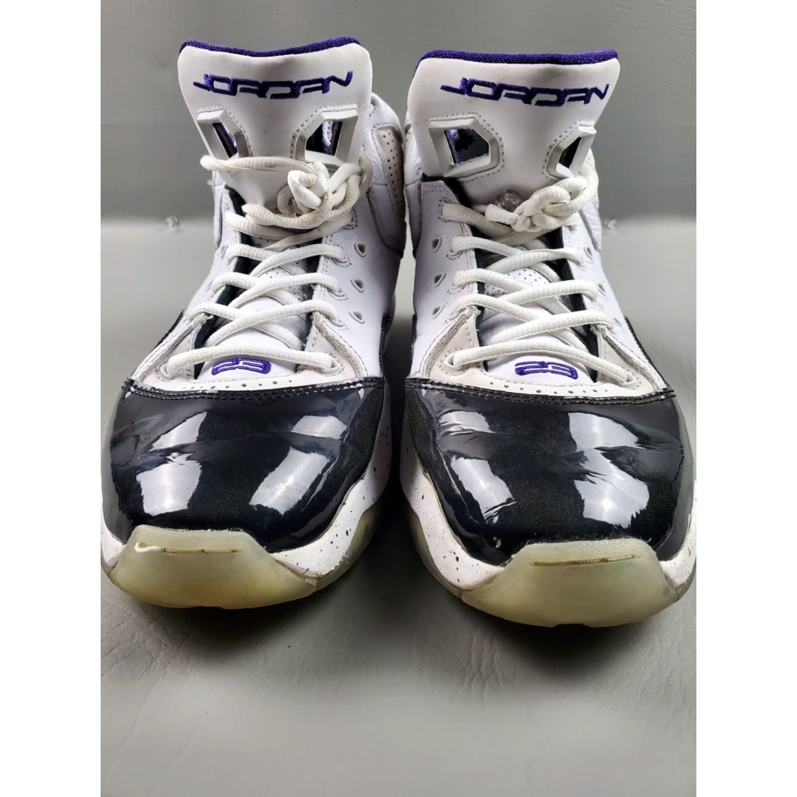 Jordan Brand Men's Nike Air Jordan B'Loyal "White Court Purple" Sneaker Sz 8 315317-114 Size US 8 / EU 41 - 3 Thumbnail