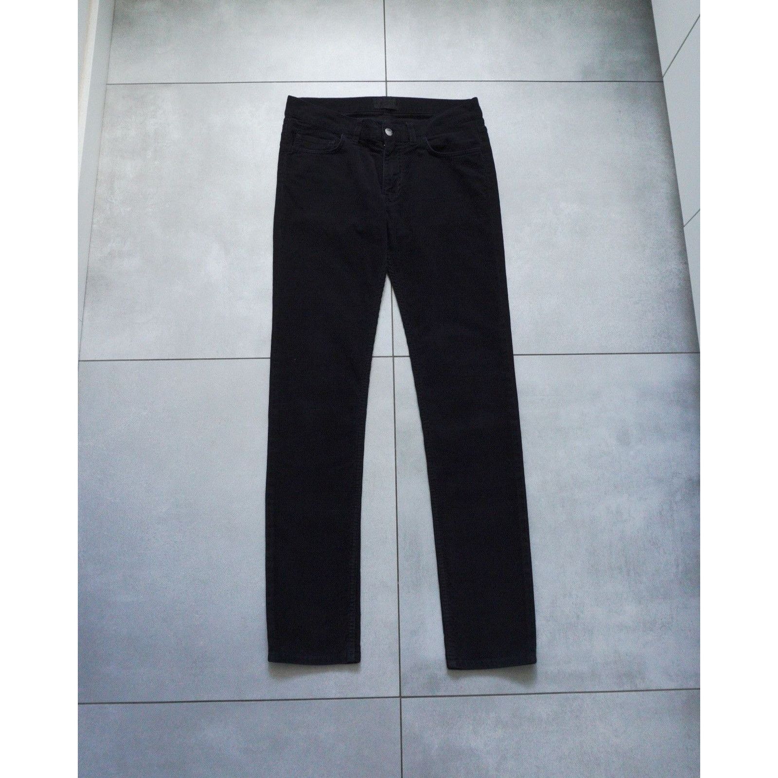Acne studios ace navy corduroy blue denim jeans pants