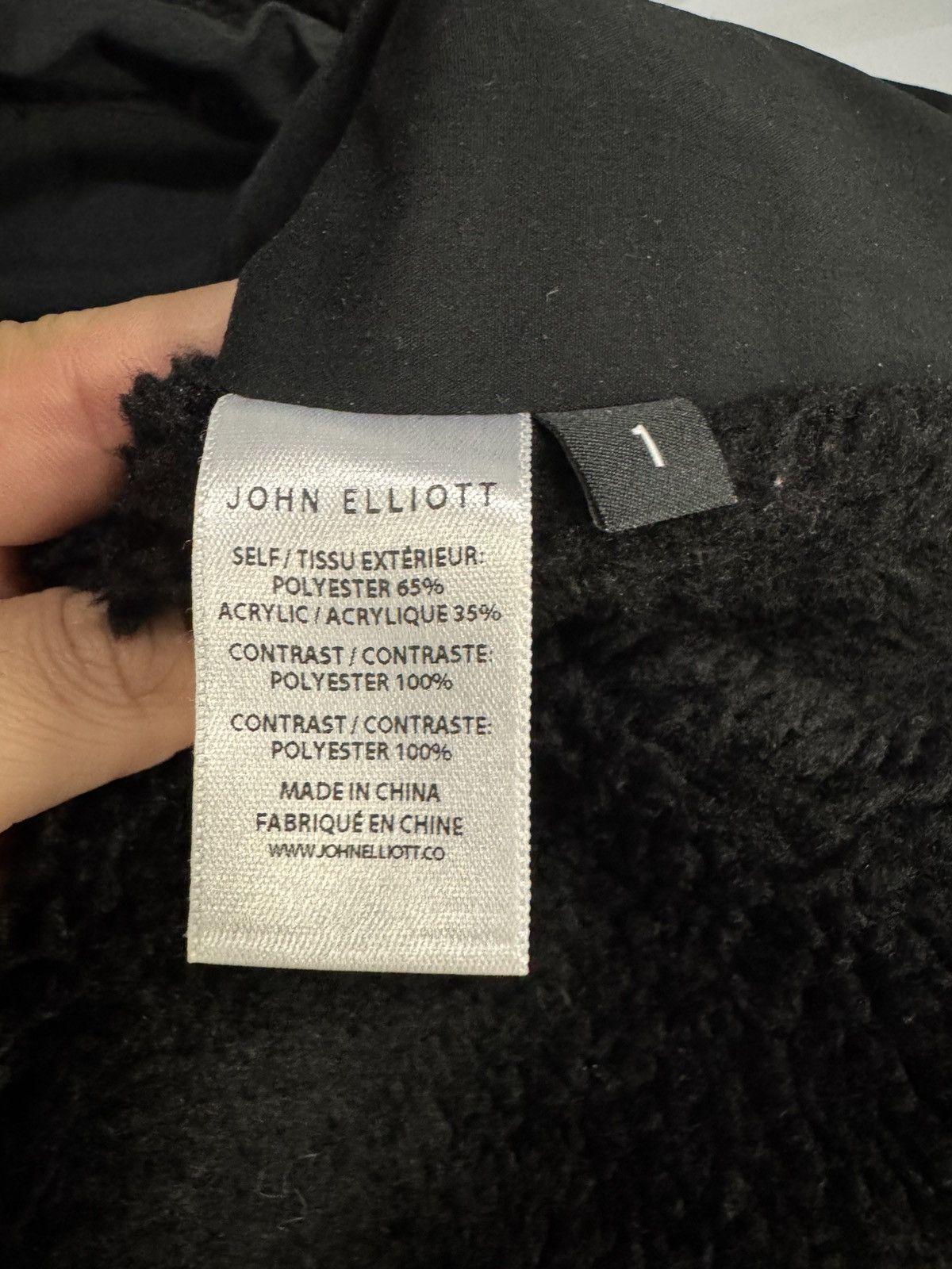 John Elliott John Elliott Shell Trimmed Fleece LA PAZ JACKET SIZE 1 Size US S / EU 44-46 / 1 - 11 Thumbnail