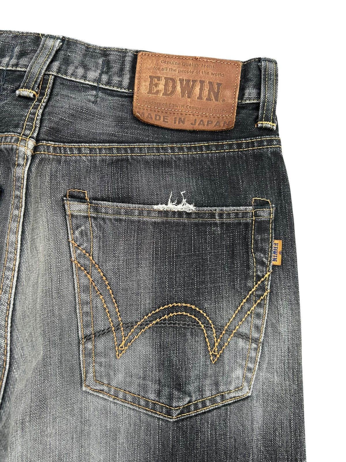 Kapital Vintage Edwin 505V Selvedge Distressed Denim Jeans Size US 32 / EU 48 - 12 Thumbnail