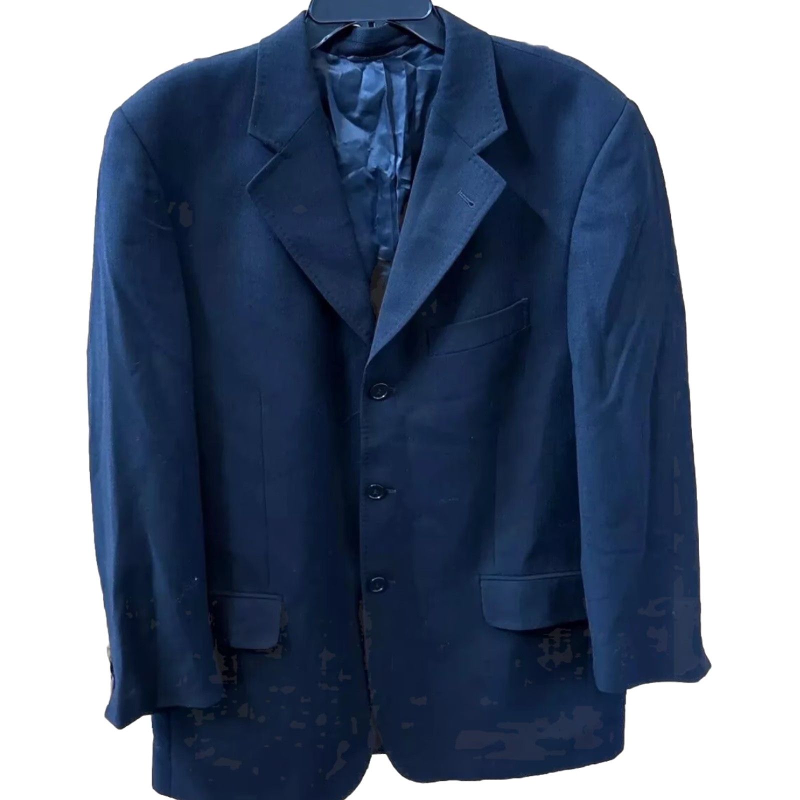 Ermenegildo Zegna VINTAGE Ermenegildo Zegna TRAVELLER Blazer 52 Black Wool Button Mens Casual Formal Workwear Size US L / EU 52-54 / 3 - 2 Thumbnail