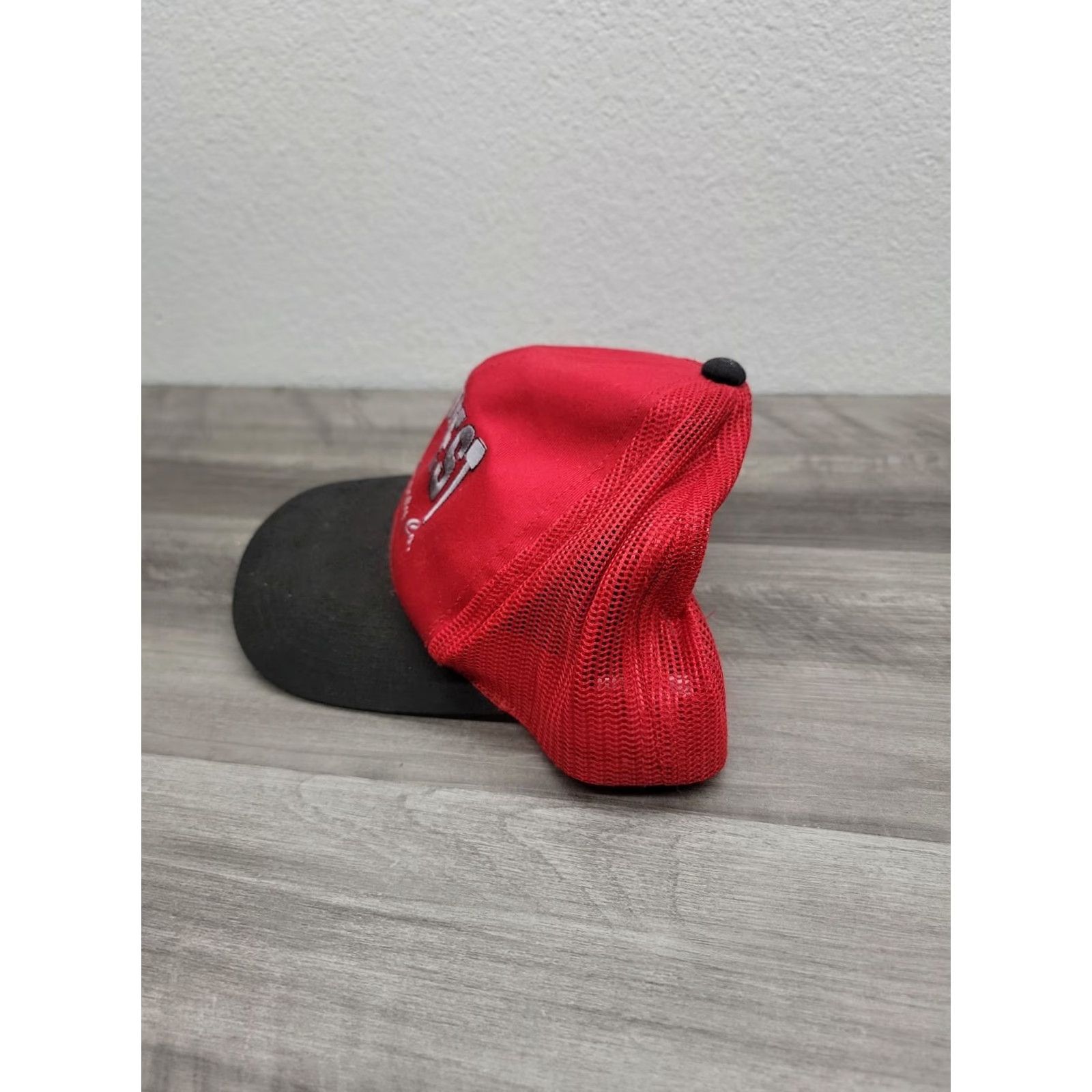 Vintage Red Trucker Snapback Hat Southwest Meter & Supply Co Work Cap Hat Unisex Adults Adjustable Red Cotton Logo 90s Vintage? Size ONE SIZE - 2 Thumbnail
