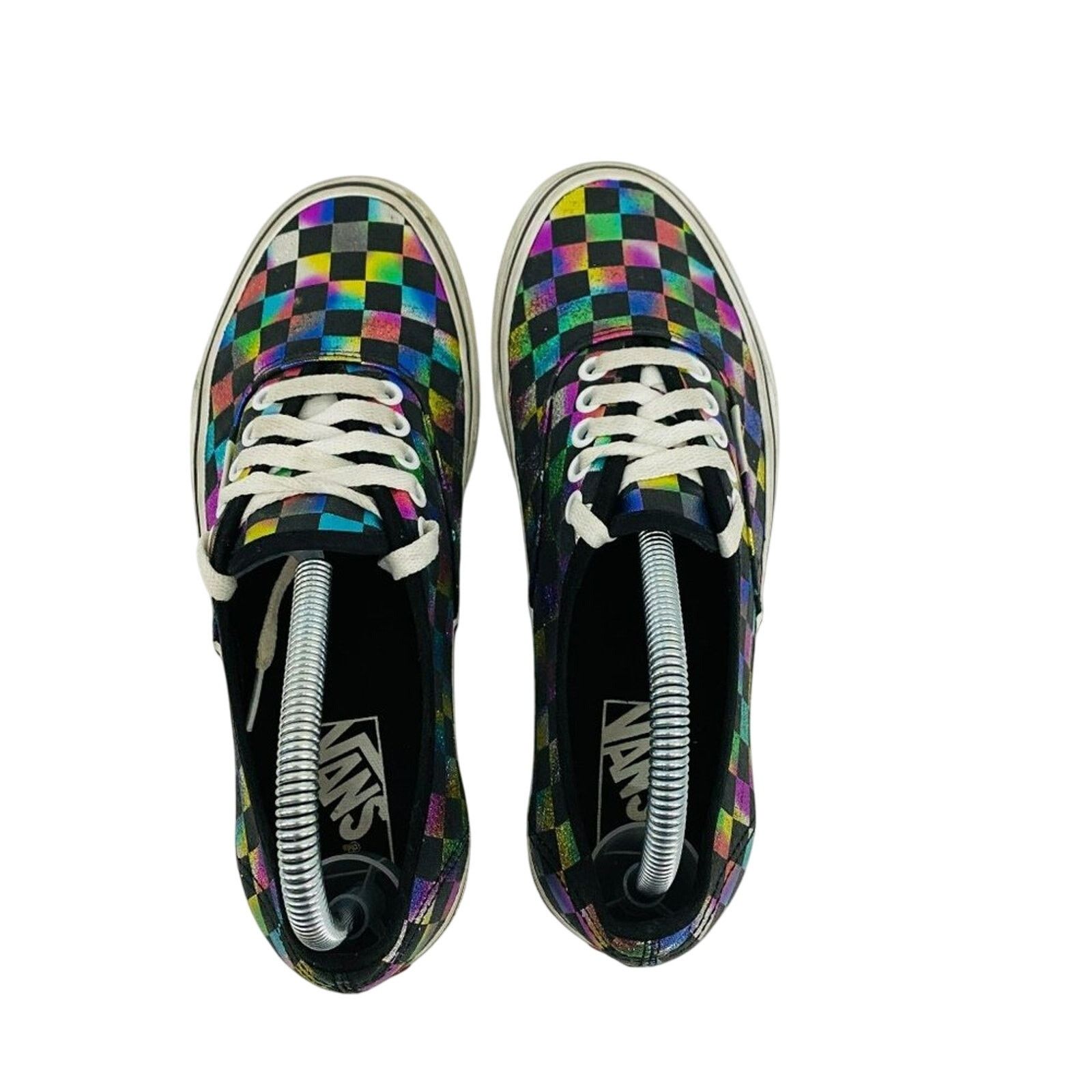Vans Vans Iridescent Black Checkerboard Skate M 7 W 8.5 Size US 8.5 / IT 38.5 - 5 Thumbnail