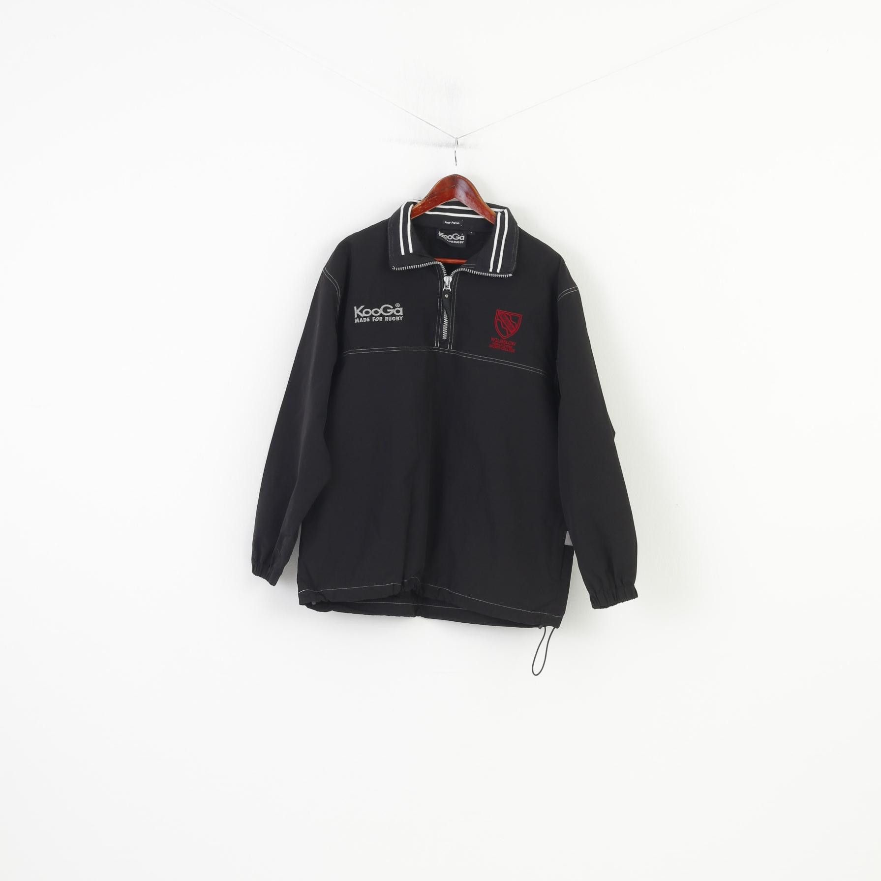 Vintage KOOGA Men S Jacket Black Pullover Nylon Wilmslow 4446 Size US S / EU 44-46 / 1 - 1 Thumbnail