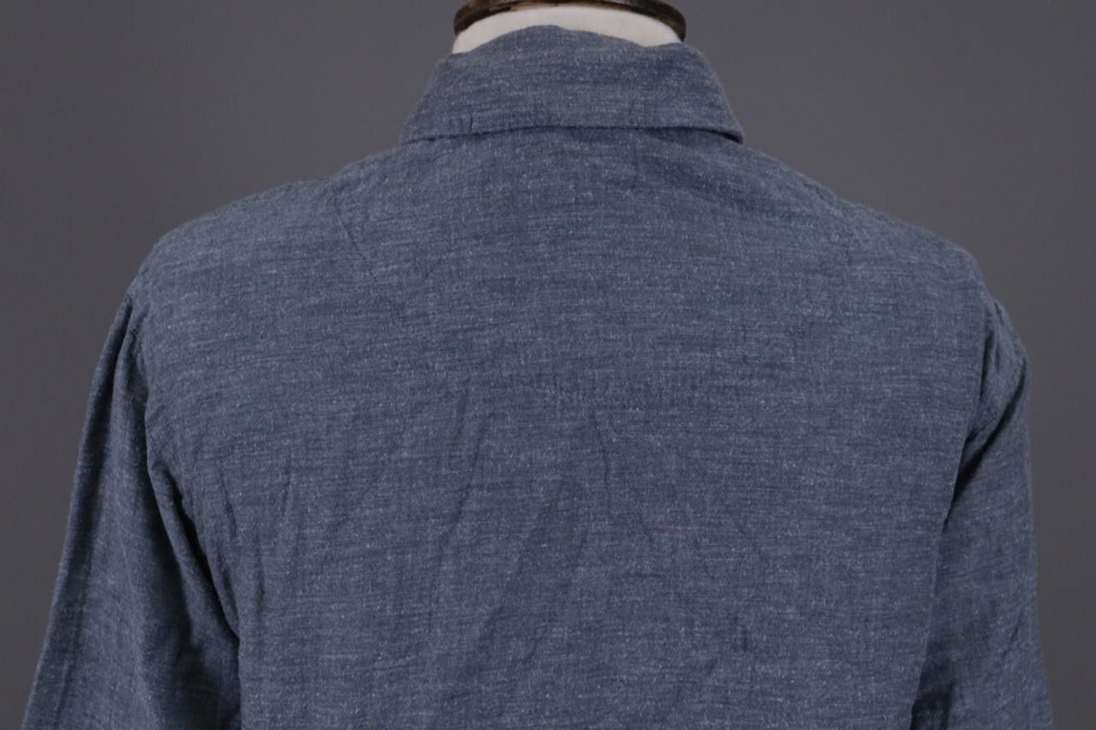 Designer Toast Blue Long Sleeve Button Down Blouse Shirt Size XS Size XS / US 0-2 / IT 36-38 - 9 Thumbnail