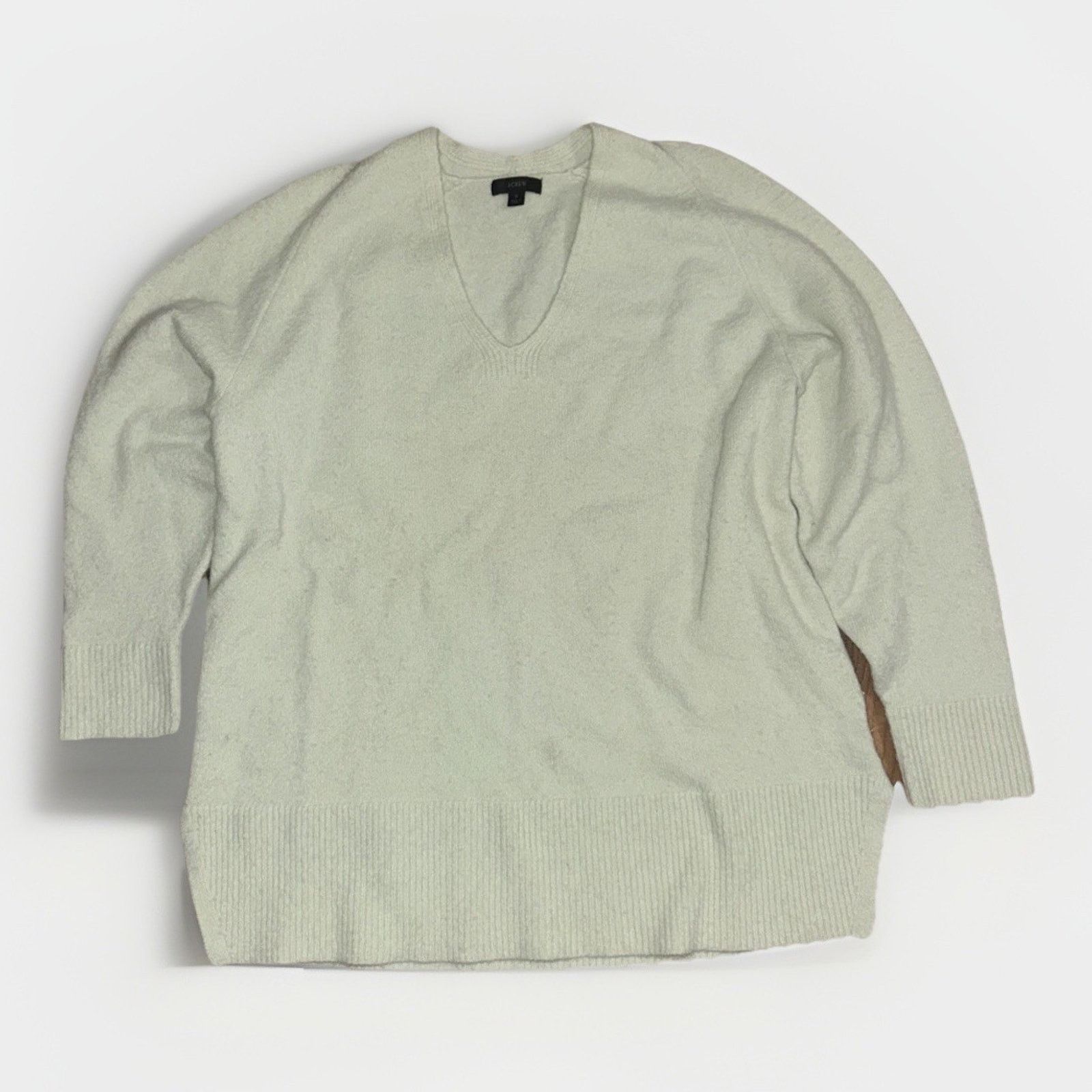 J.Crew × Vintage J.Crew V-Neck Sweater Mint Women’s S Relaxed Fit Lightweight Size S / US 4 / IT 40 - 1 Thumbnail